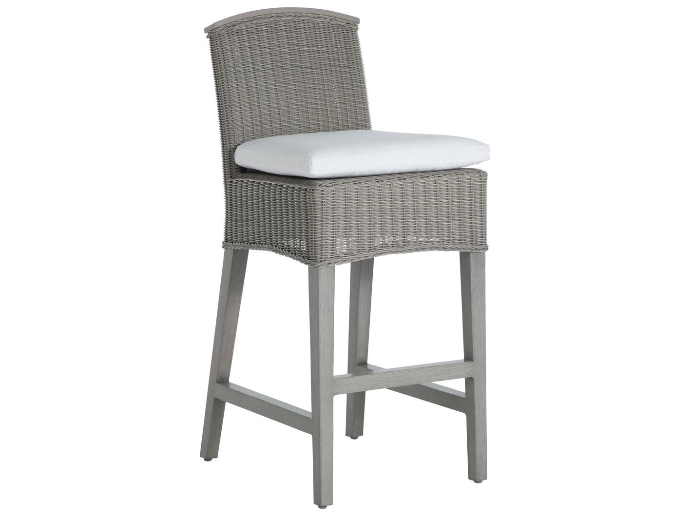 Summer Classics Astoria Resin Wicker Outdoor Bar Stool