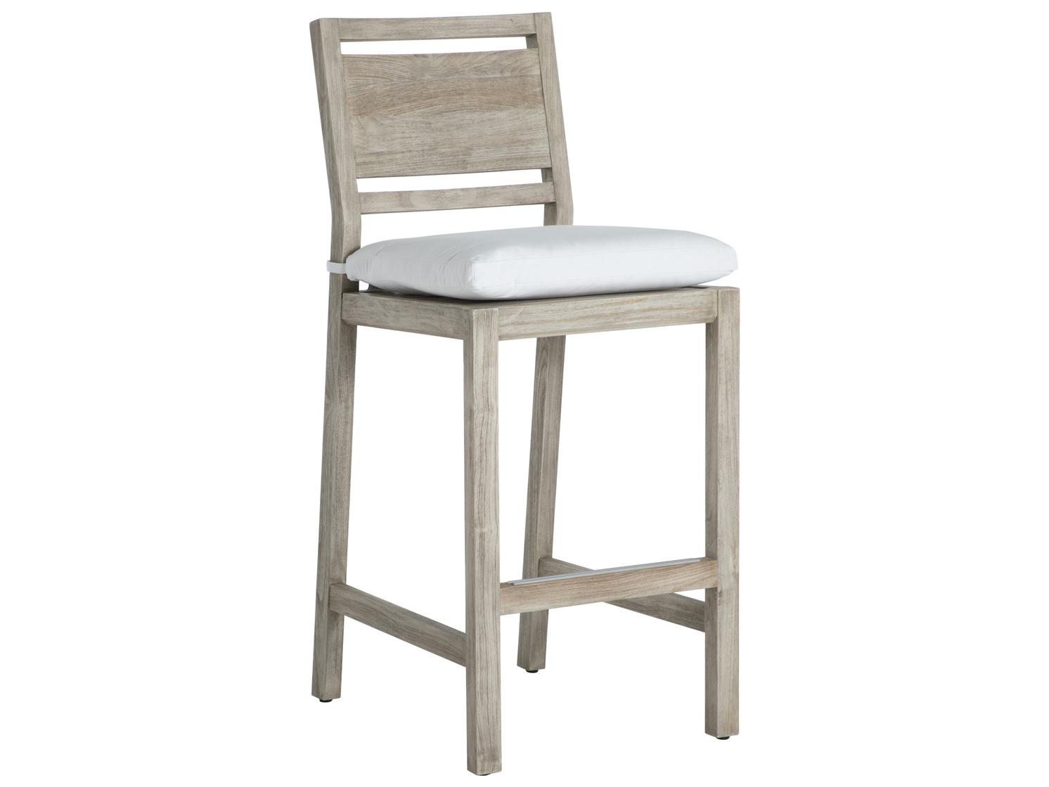 Summer Classics Avondale Teak Outdoor Patio Bar Stool