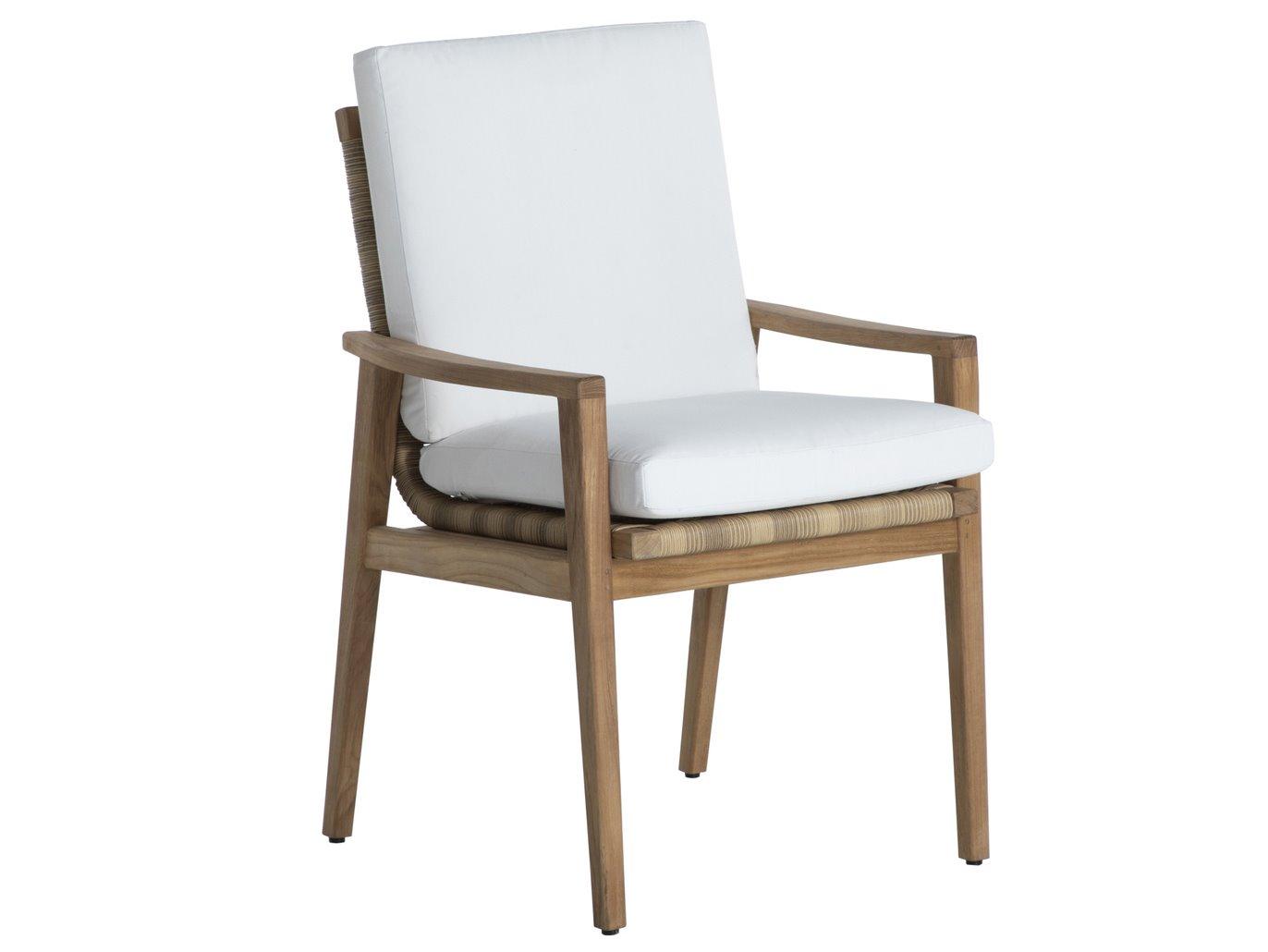 Summer Classics Pointe Teak Outdoor Patio Dining Arm Chair