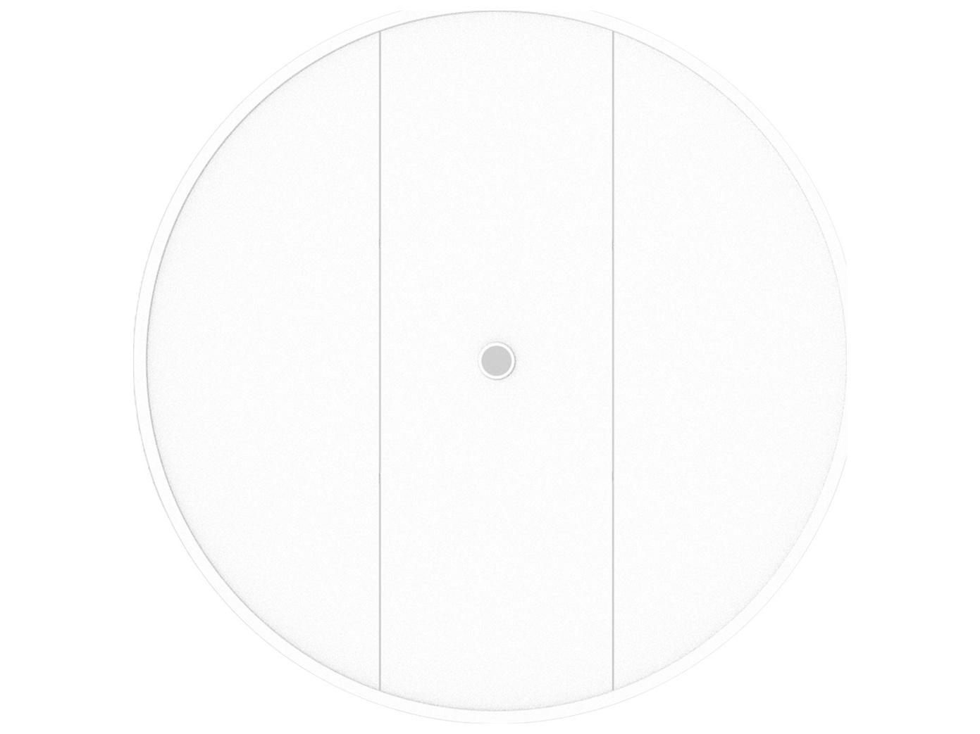 Summer Classics Wrought Aluminum Round Table Top with Umbrella Hole