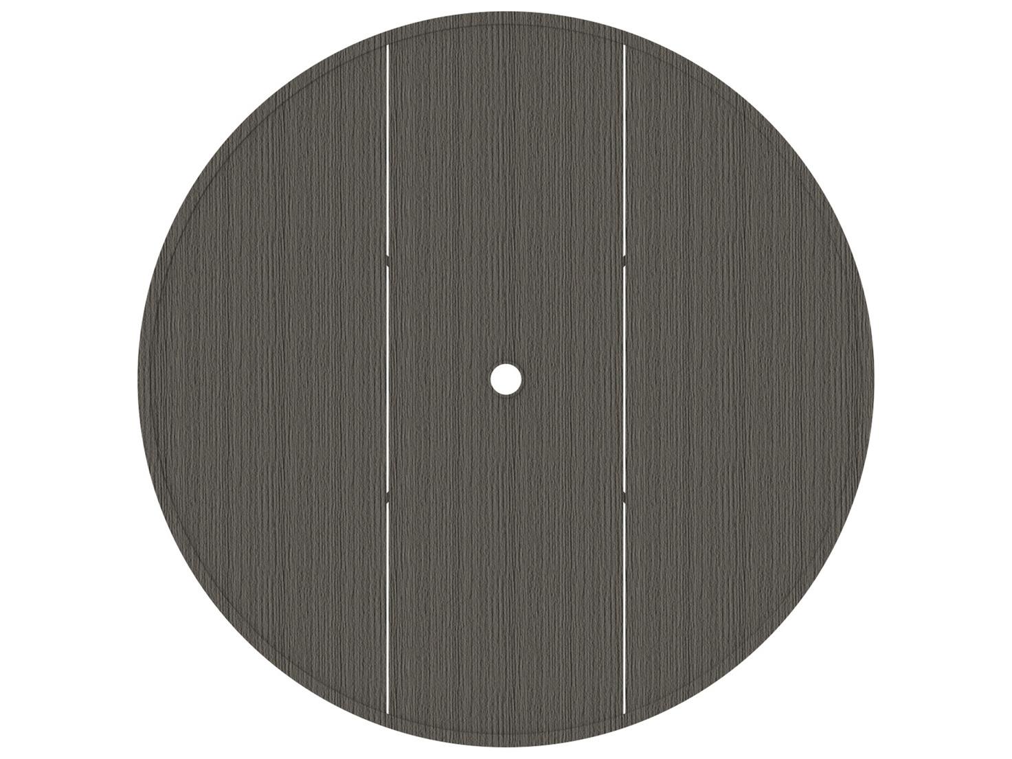 Summer Classics Wrought Aluminum Round Table Top with Umbrella Hole