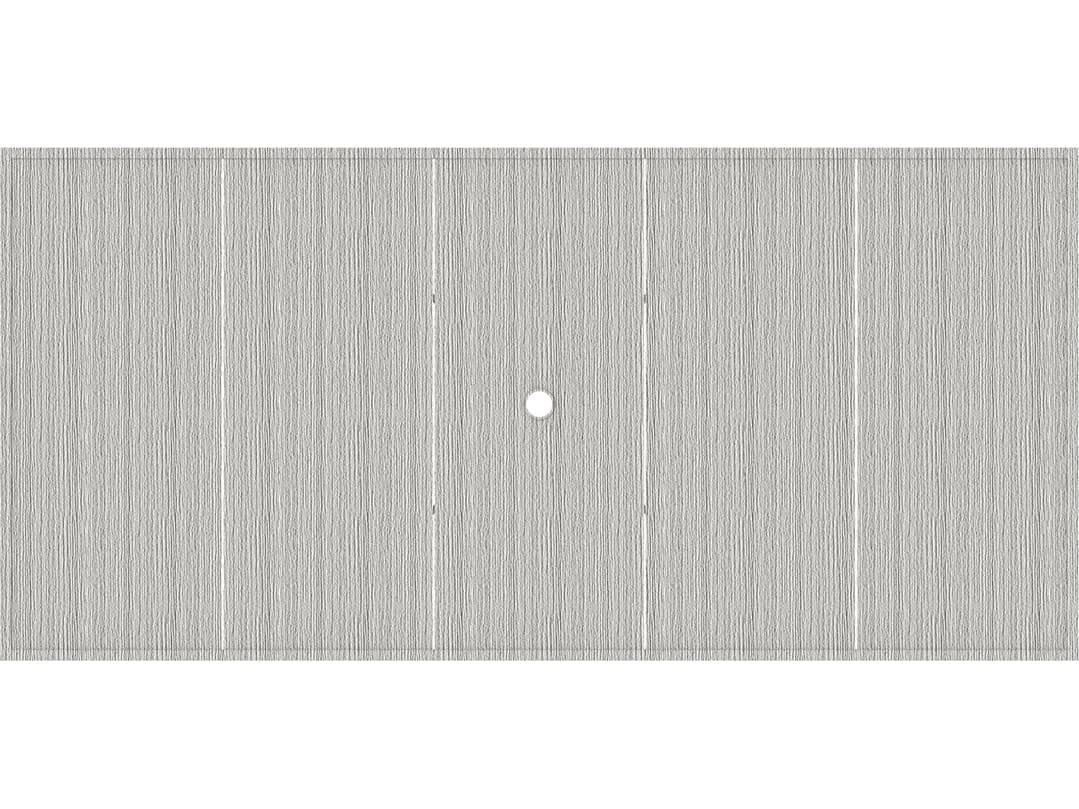 Summer Classics Wrought Aluminum Rectangular with Umbrella Hole