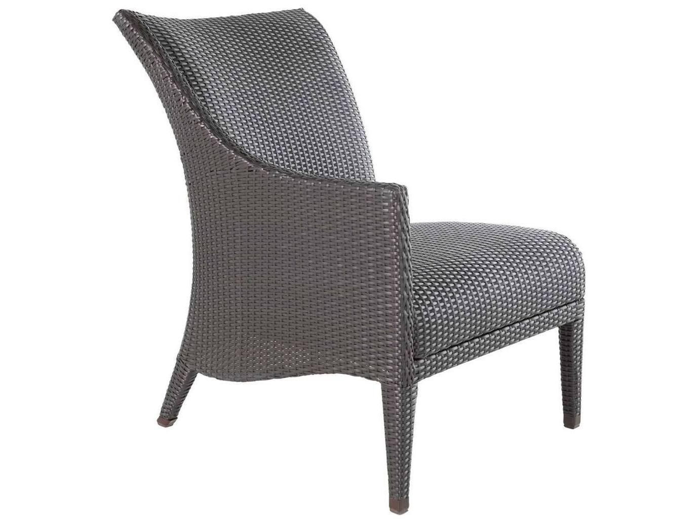 Summer Classics Athena Plus N-durs Resin Wicker Sectional Left Arm Outdoor Patio Lounge Chair