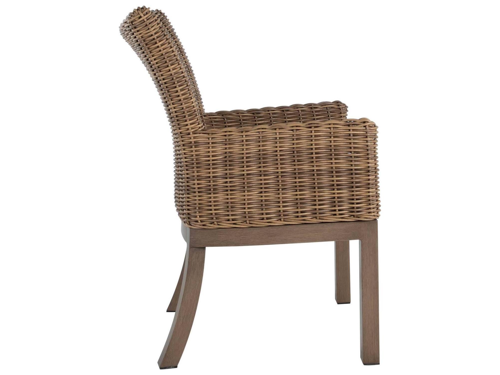 Summer Classics Montecito N-dura Resin Wicker Outdoor Dining Arm Chair