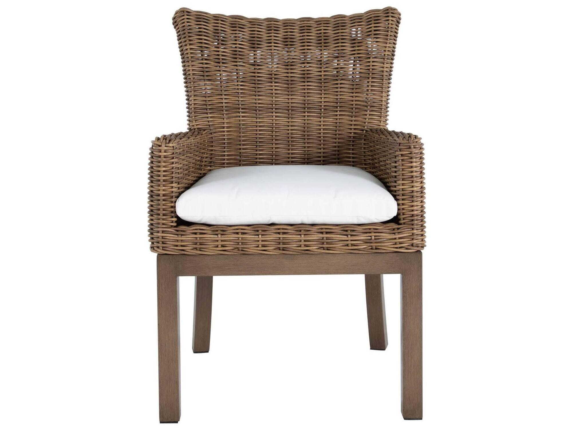 Summer Classics Montecito N-dura Resin Wicker Outdoor Dining Arm Chair