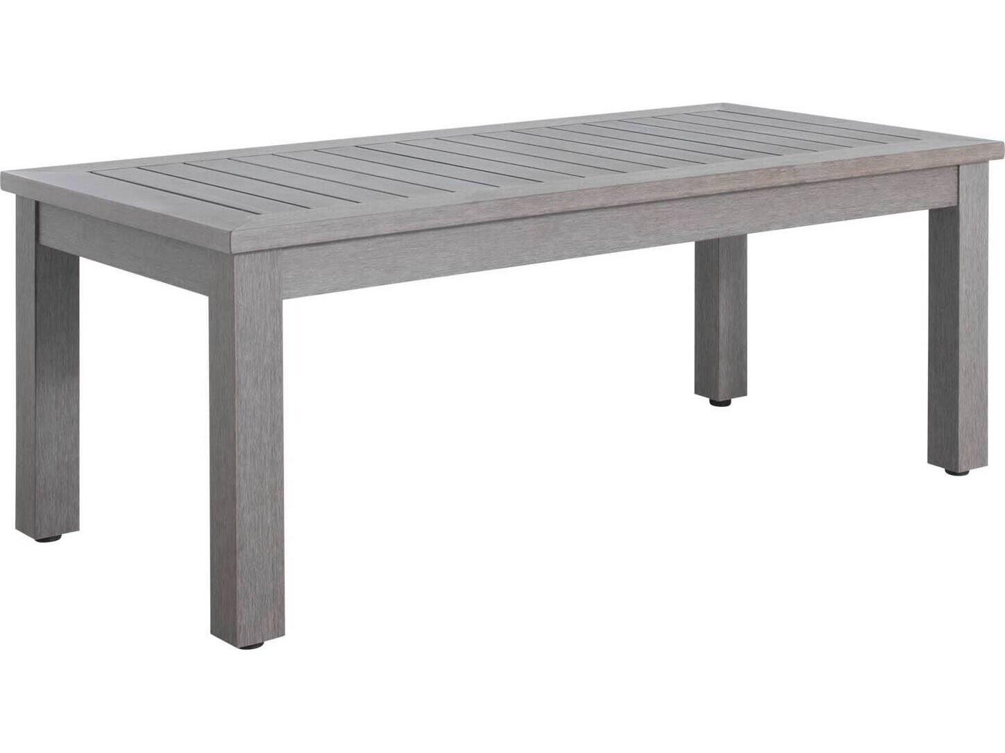 Summer Classics Portside N-Dura Wood Rectangular Patio Coffee Table