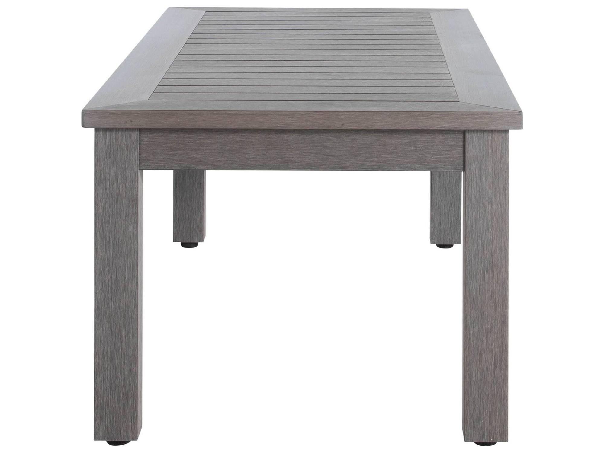 Summer Classics Portside N-Dura Wood Rectangular Patio Coffee Table