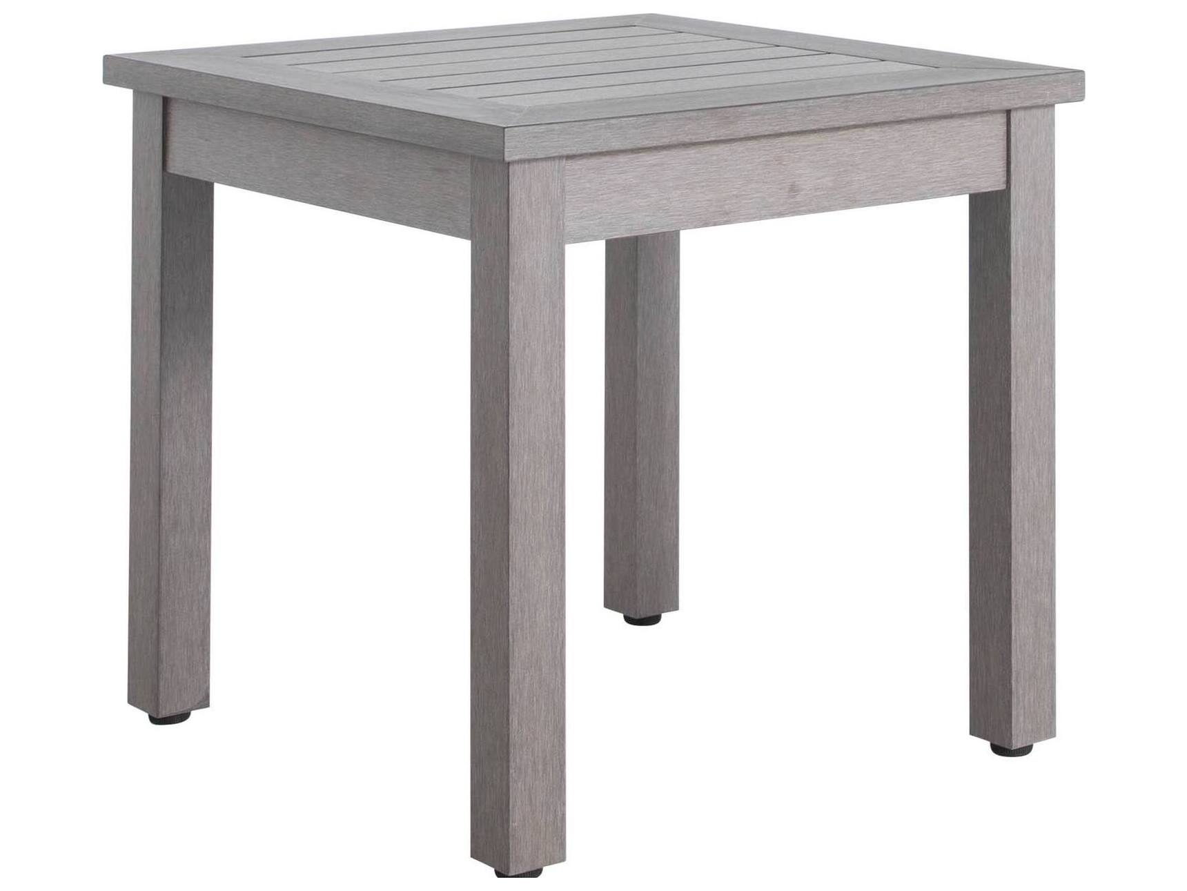 Summer Classics Portside N-Dura Wood Square Outdoor Side Table
