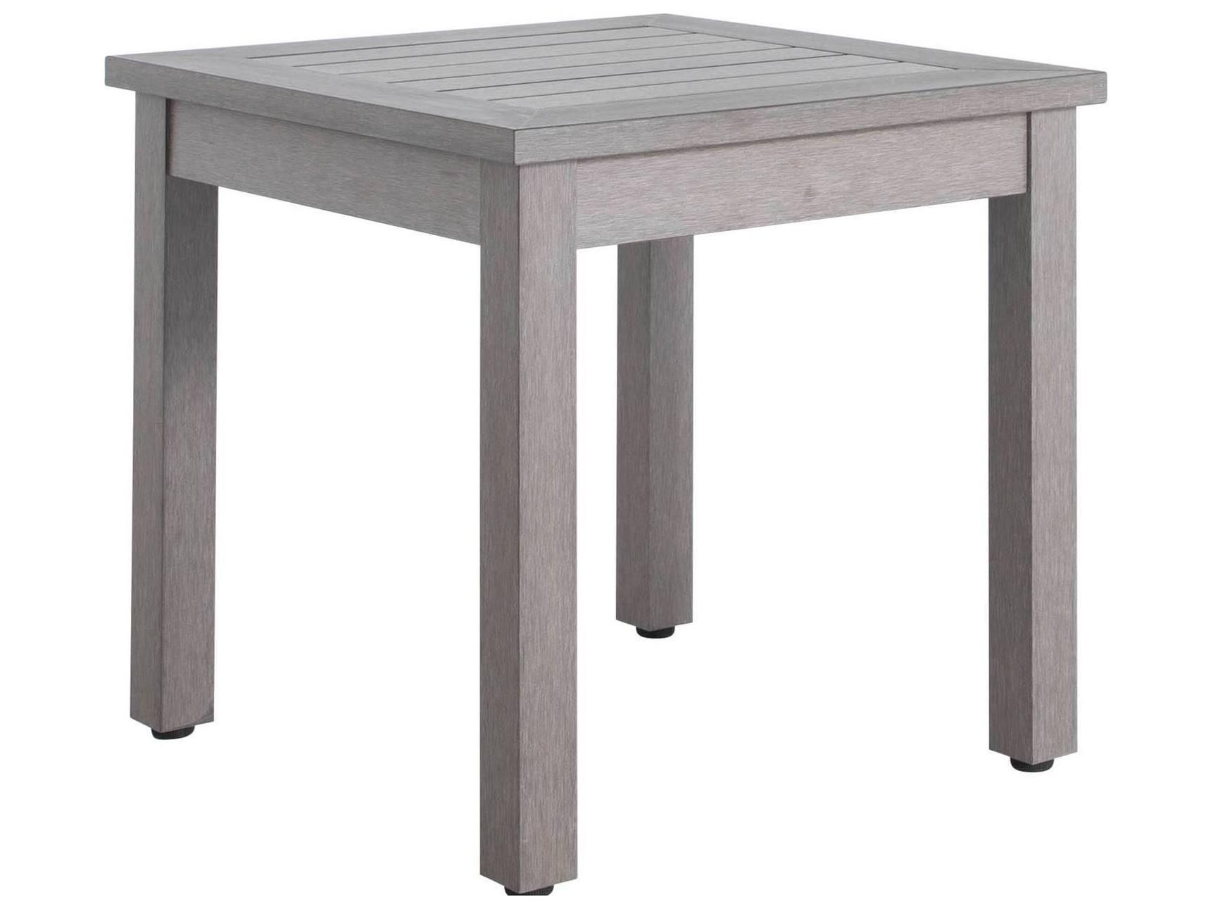 Summer Classics Portside N-Dura Wood Square Outdoor Side Table