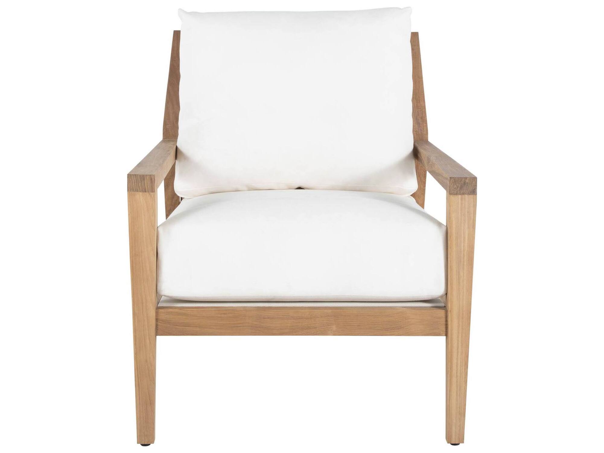 Summer Classics Savannah Teak Natural Outdoor Patio Lounge Chair