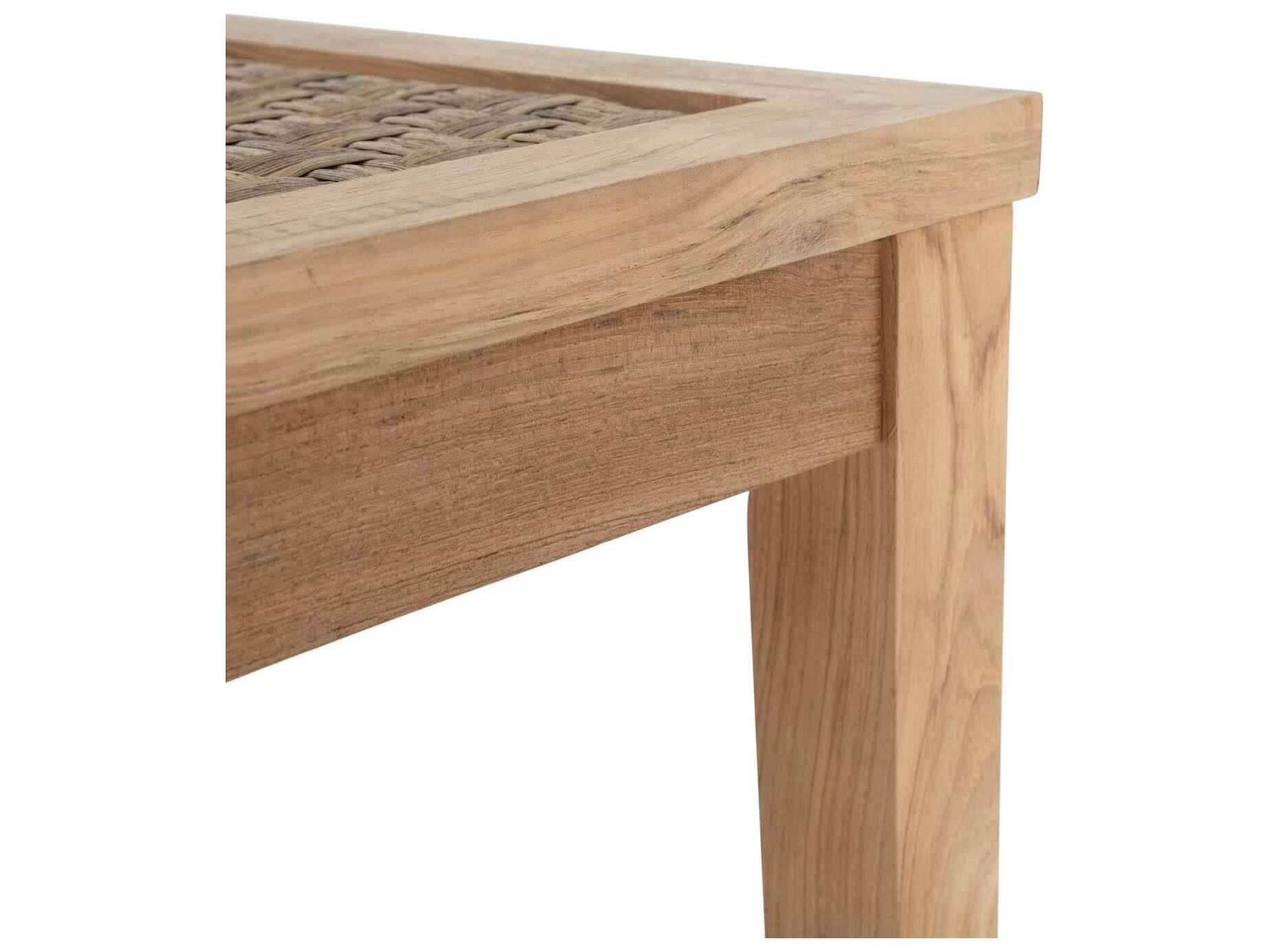 Summer Classics Savannah Teak Natural Rectangular Outdoor Coffee Table