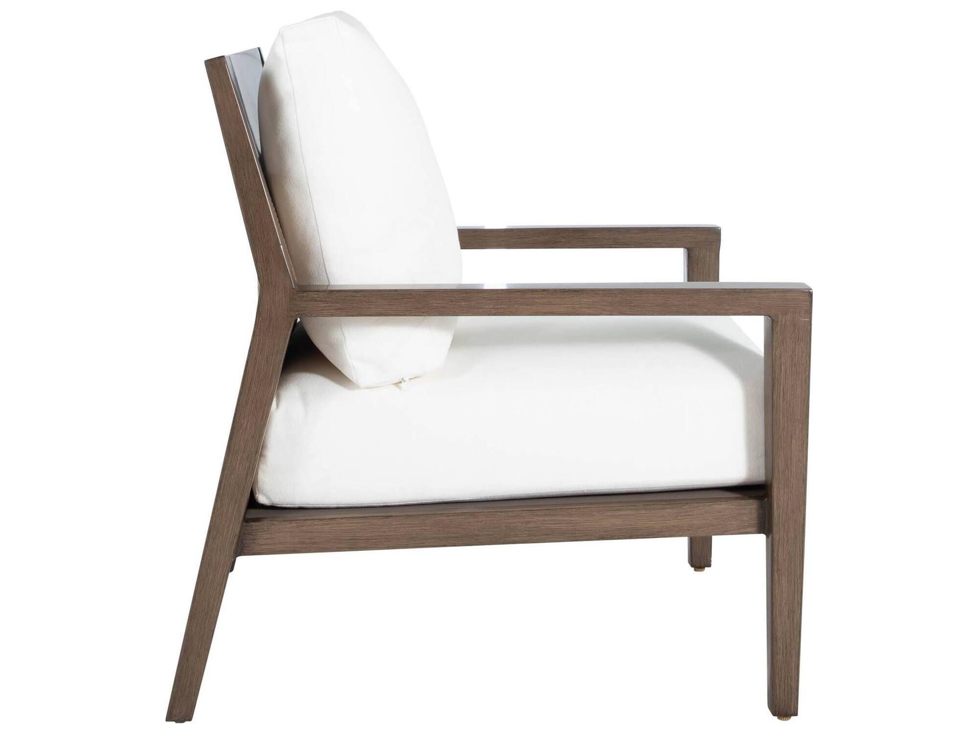 Summer Classics Savannah Aluminum N-Dura Resin Wicker Oak/Raffia Patio Lounge Chair