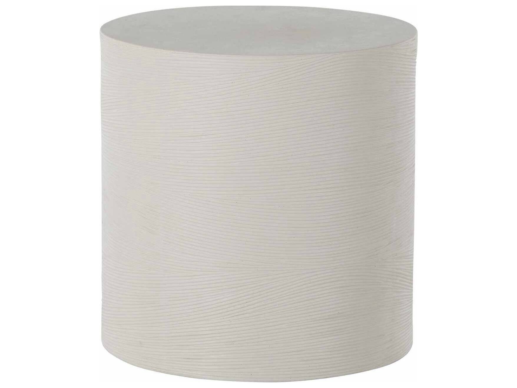 Summer Classics Caravan Cast Stone Natural Round Patio Side Table