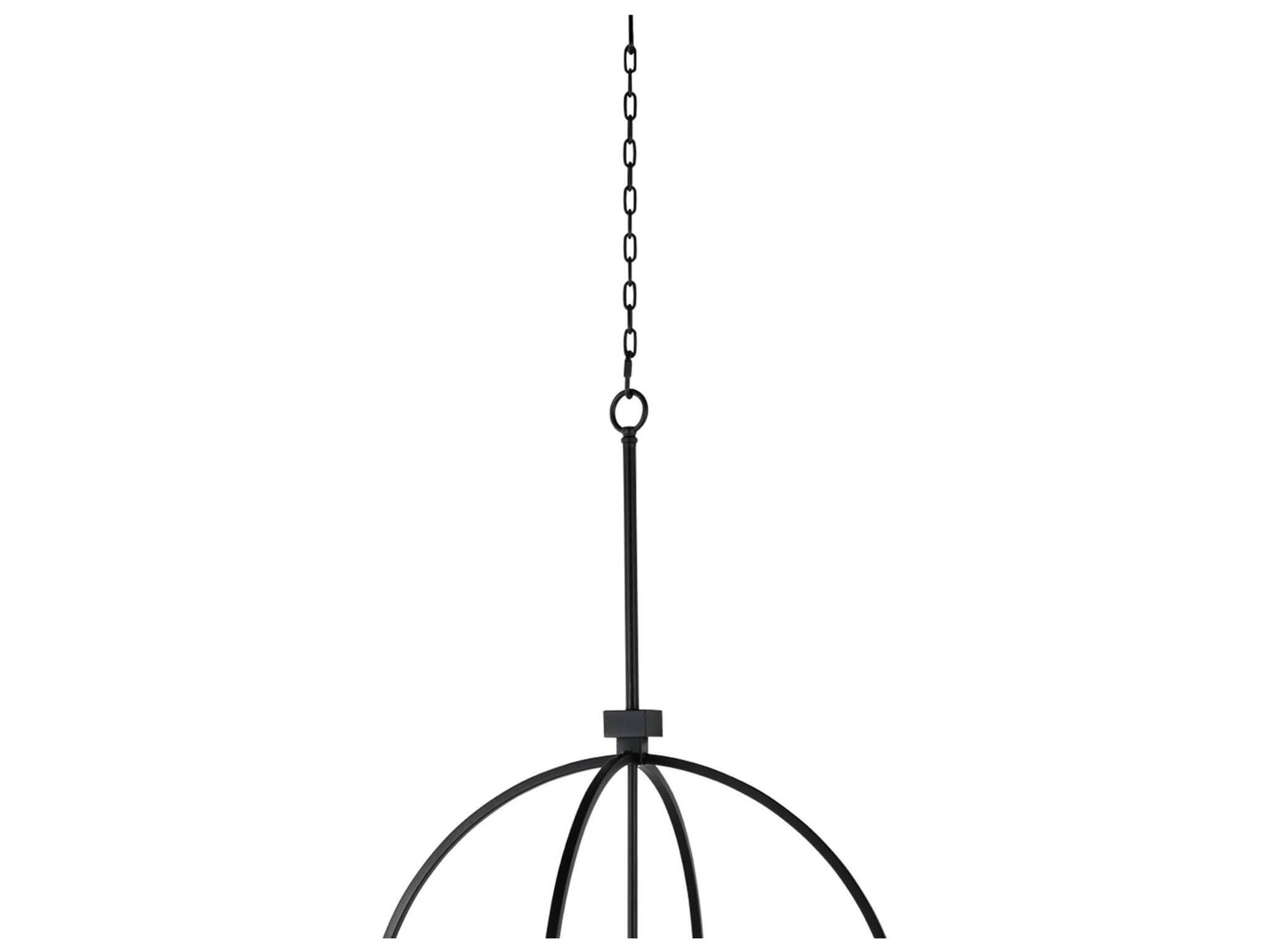 Summer Classics Marlon Stainless Steel Black Outdoor Chandelier