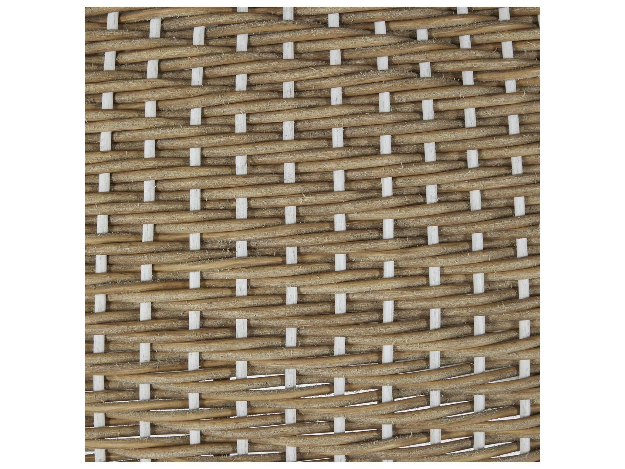 Summer Classics Prudence Resin Wicker Natural/White Outdoor Chandelier