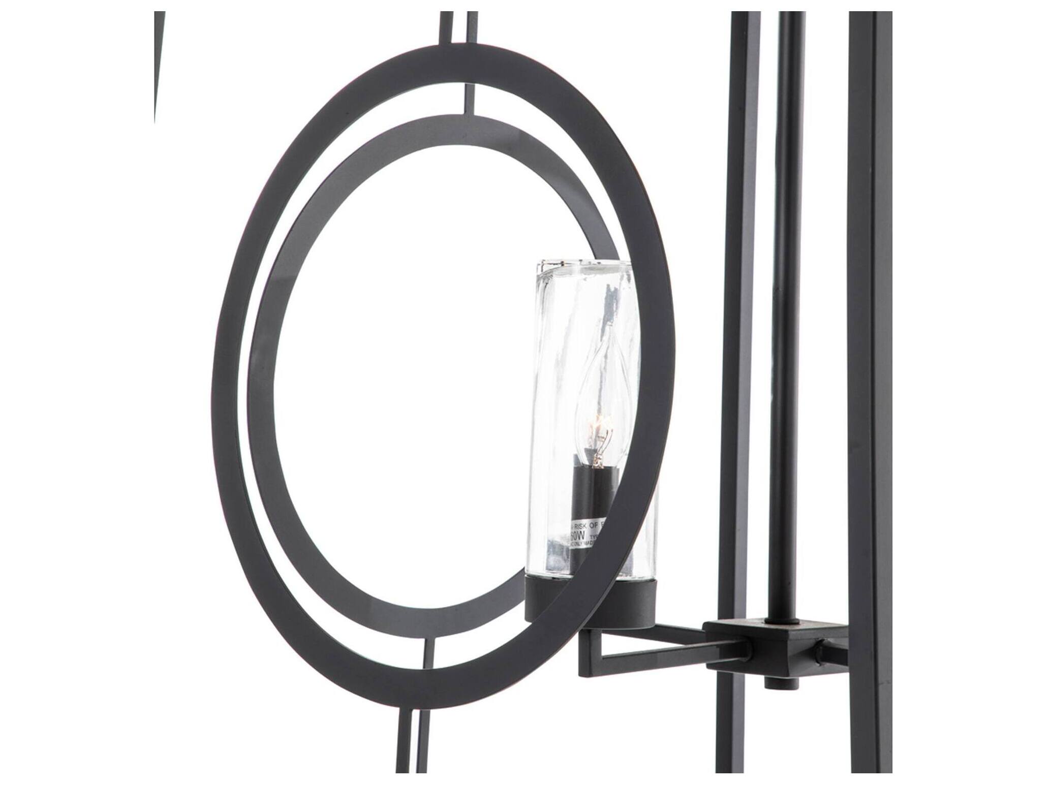 Summer Classics Omar Stainless Steel Black Outdoor Chandelier