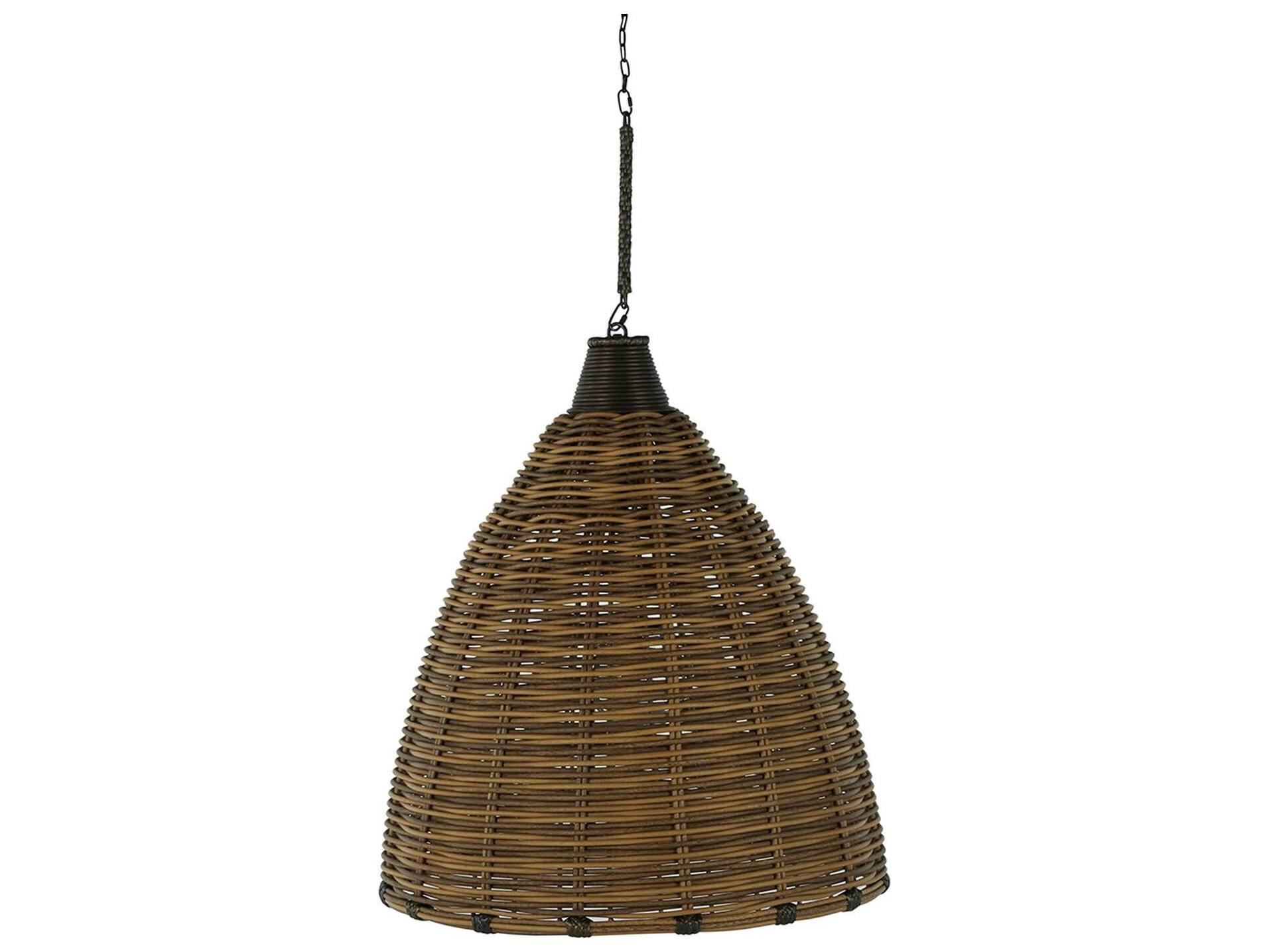 Summer Classics Prescott Resin Wicker Mahogany/Chestnut Outdoor Chandelier