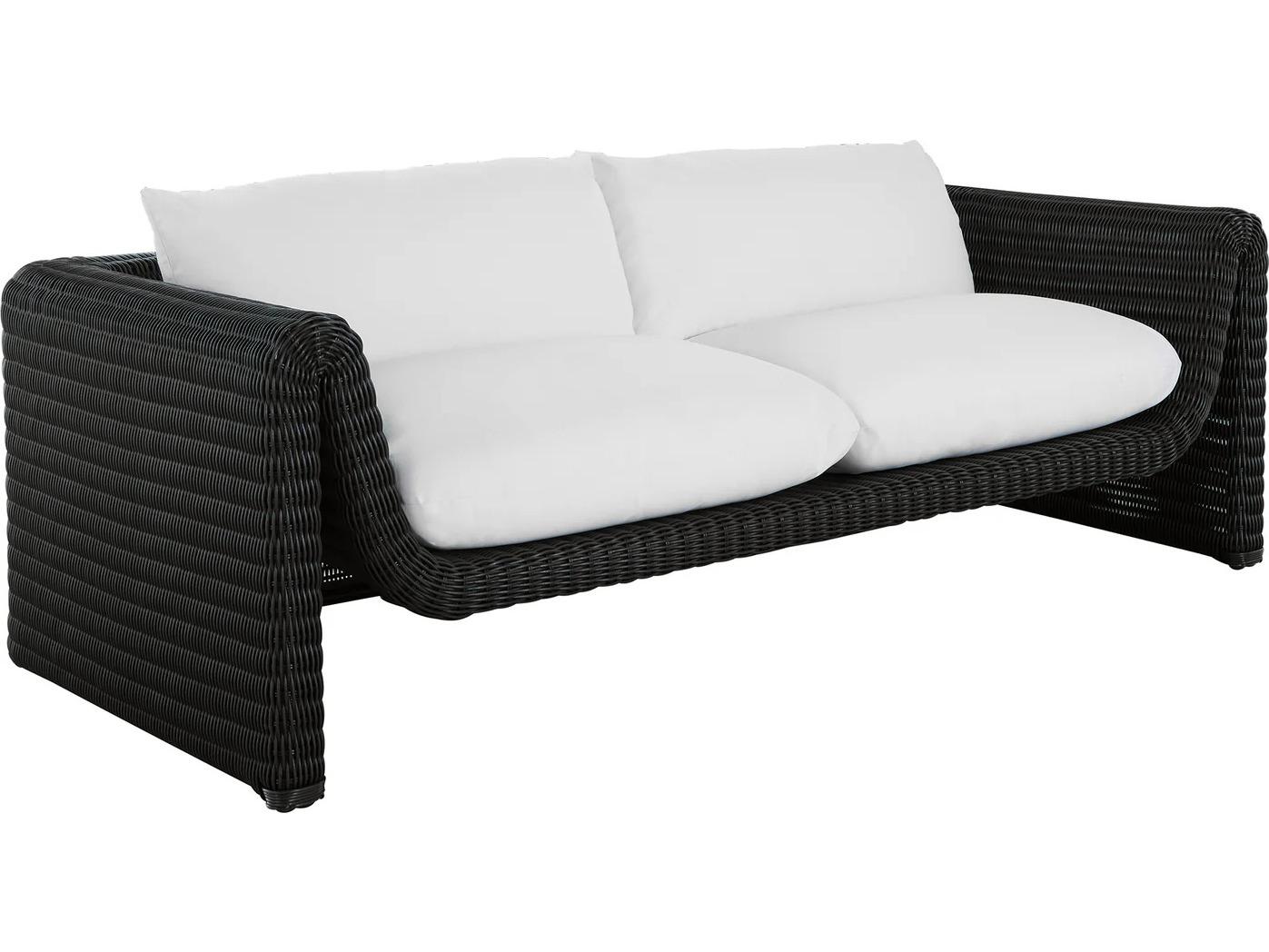 Summer Classics Como Wicker Sofa Raffia