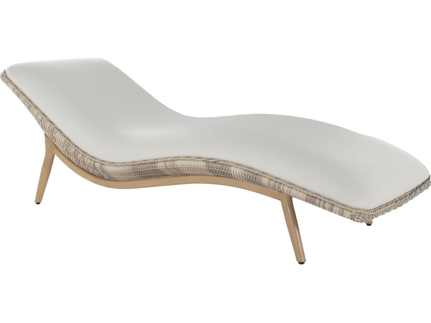 Summer Classics Palma Chaise Lounge in Natural Linen