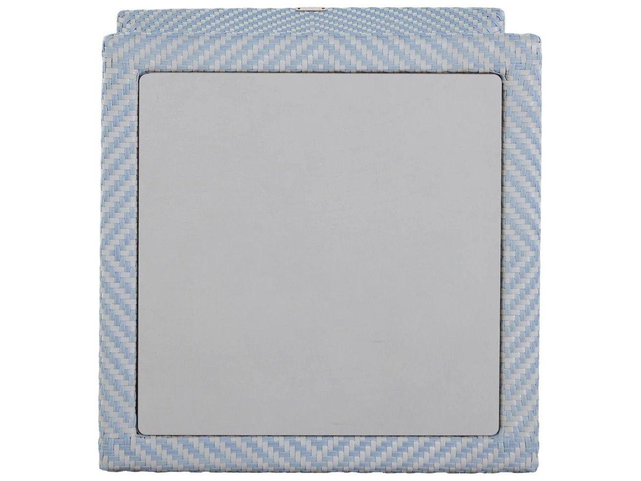 Summer Classics Bari N-Dura Resin Wicker 19.75" Square End Table