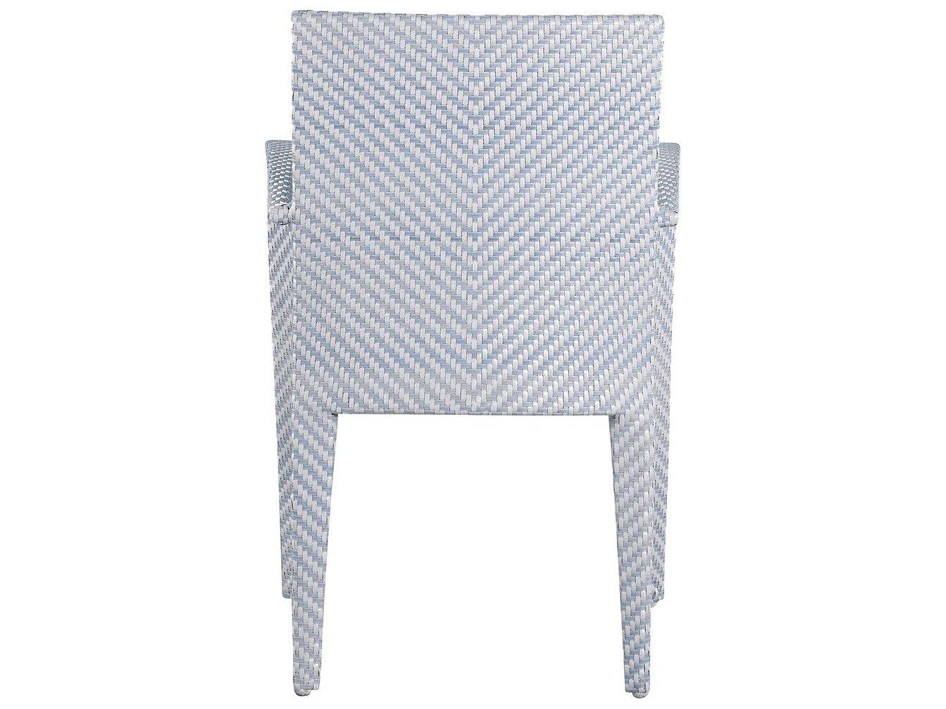 Summer Classics Bari N-Dura Resin Wicker Stacking Arm Chair