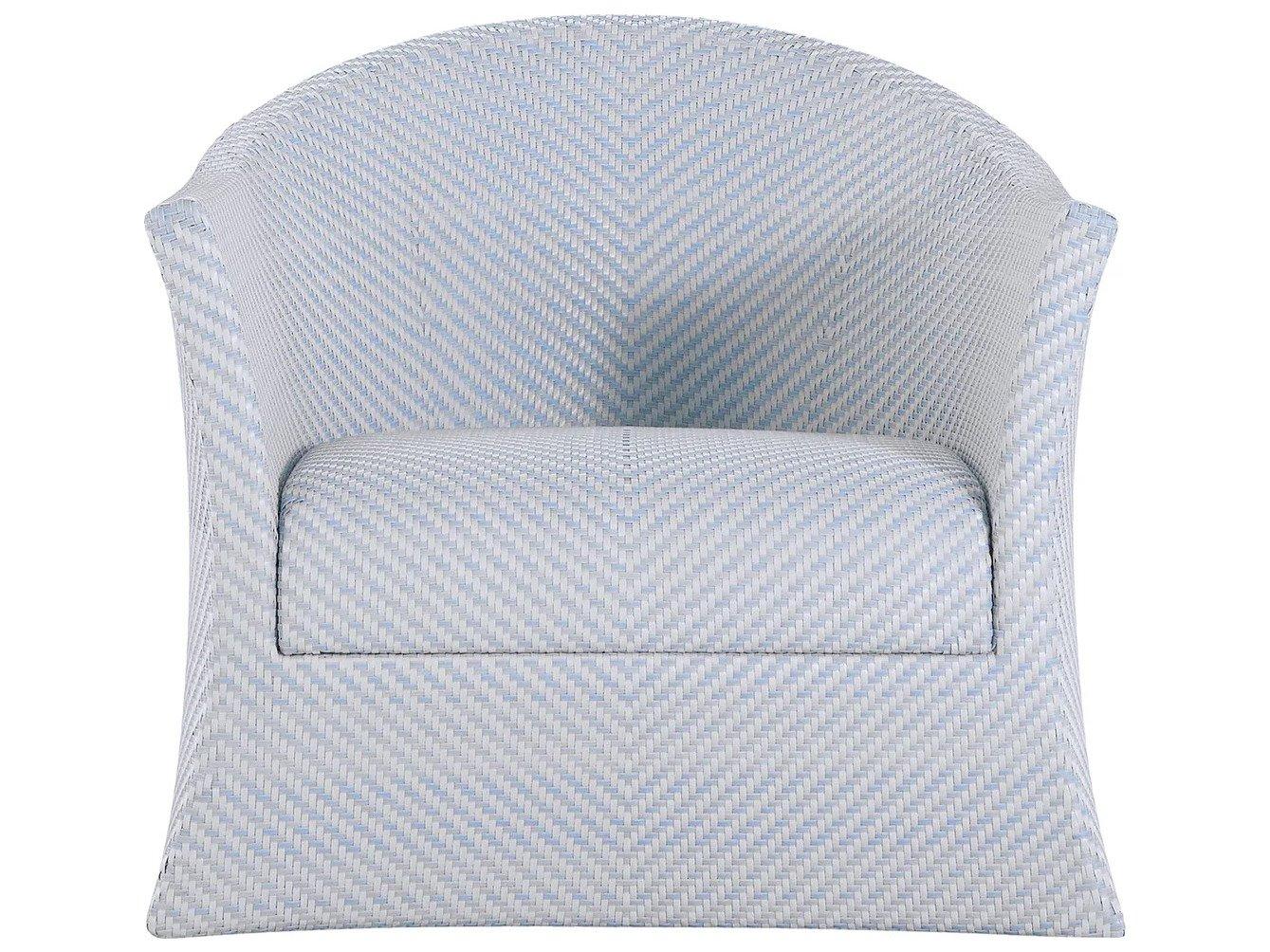 Summer Classics Bari N-Dura Resin Wicker Swivel Lounge