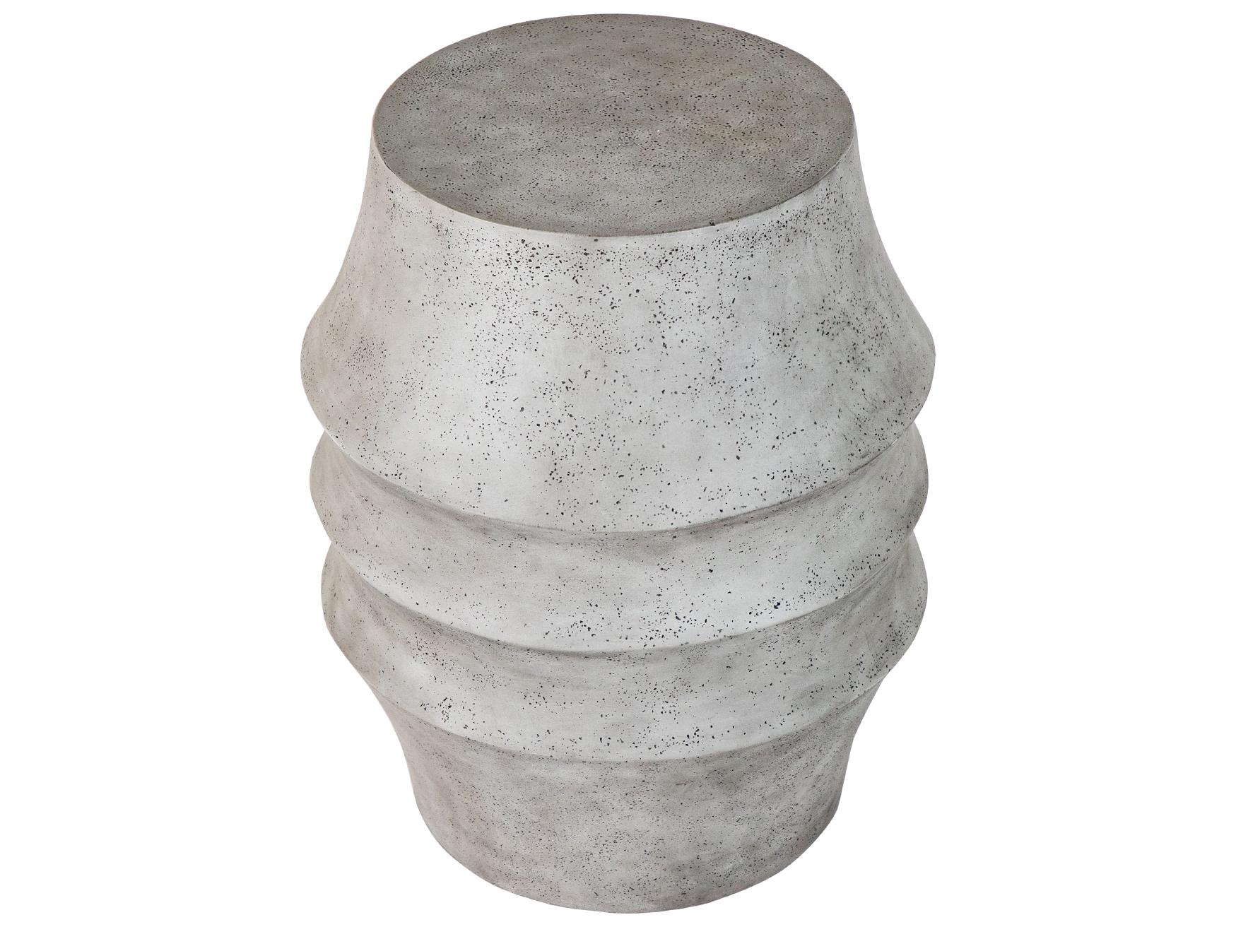 Summer Classics Cast Stone Engret Stool