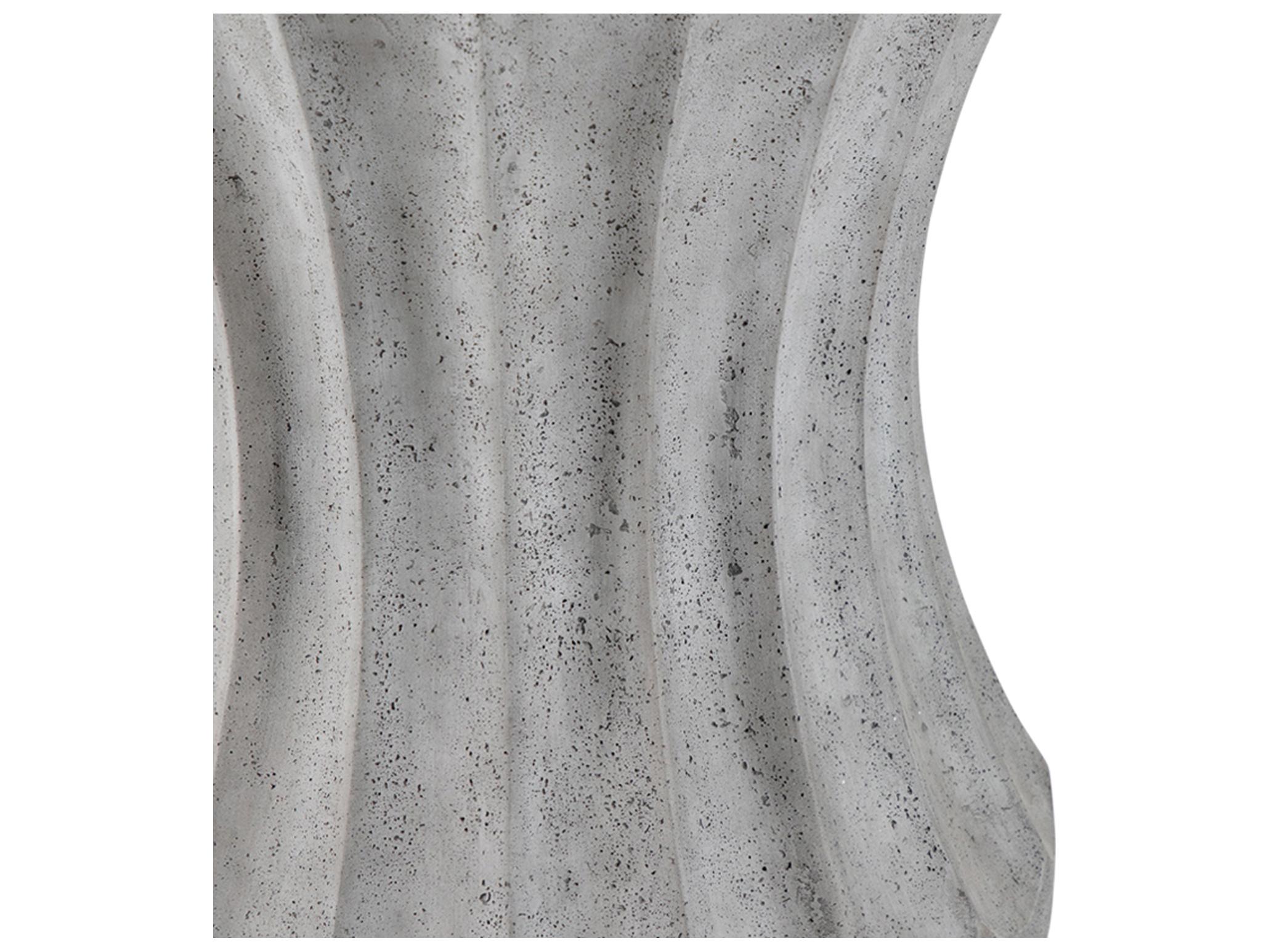 Summer Classics Cast Stone Gannet Round Outdoor End Table