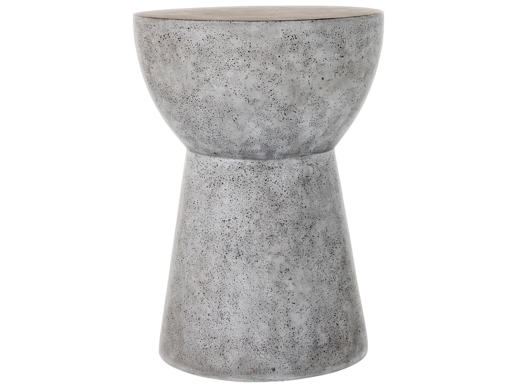 Summer Classics Cast Stone Ibis Outdoor Patio End Table