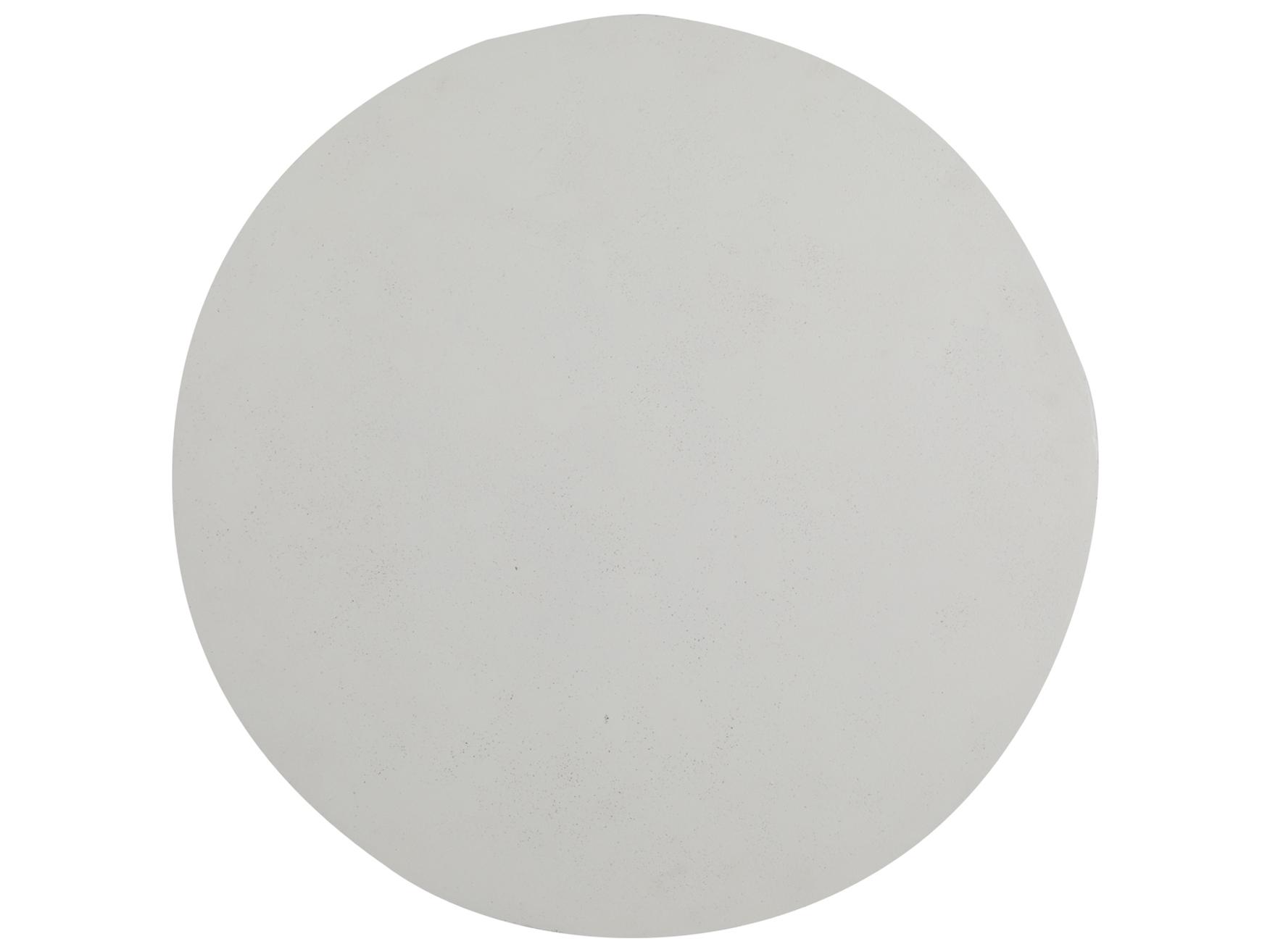 Summer Classics Cast Stone Brant Round Outdoor Patio Coffee Table