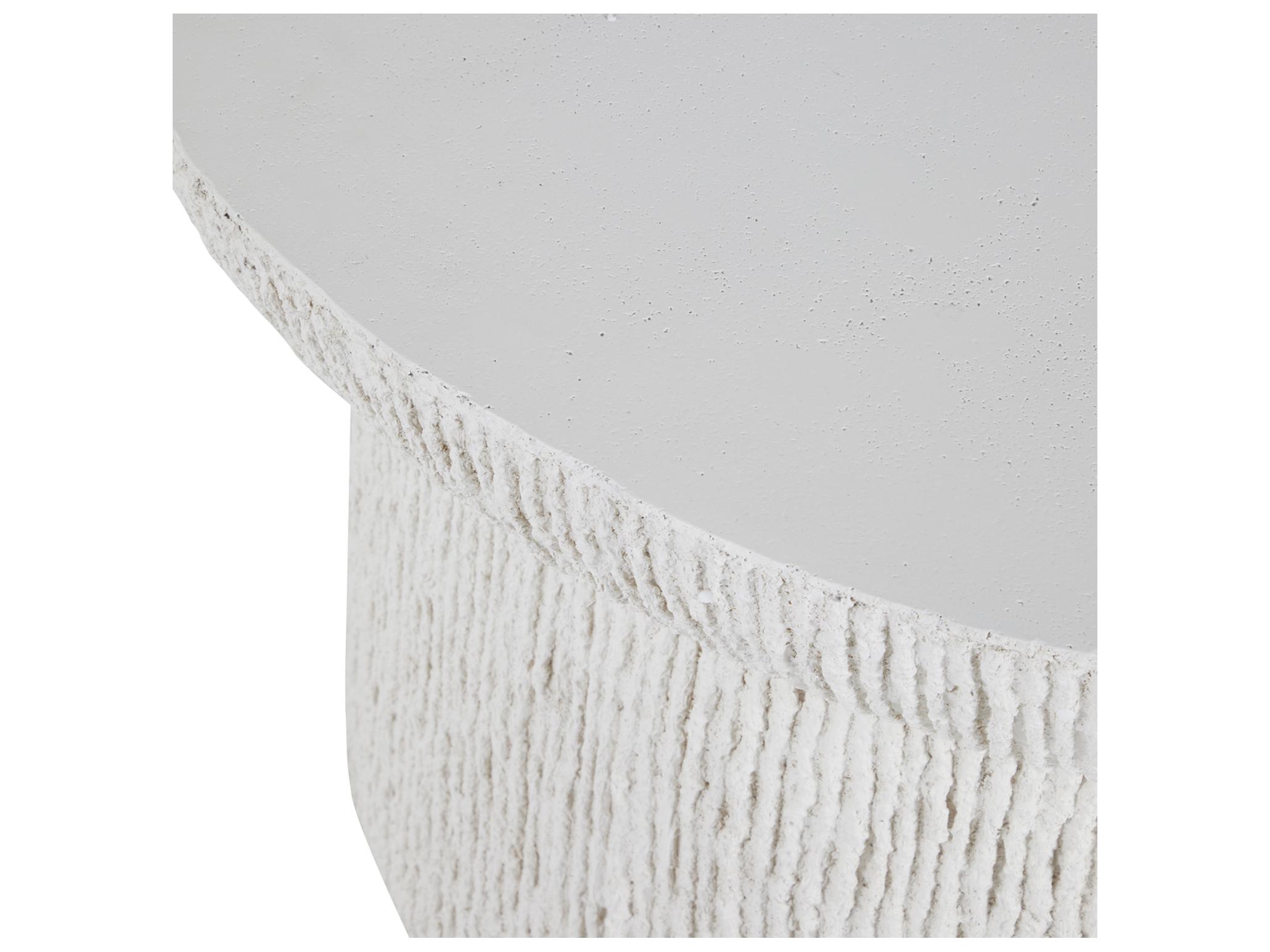 Summer Classics Cast Stone Brant Round Outdoor Patio Coffee Table