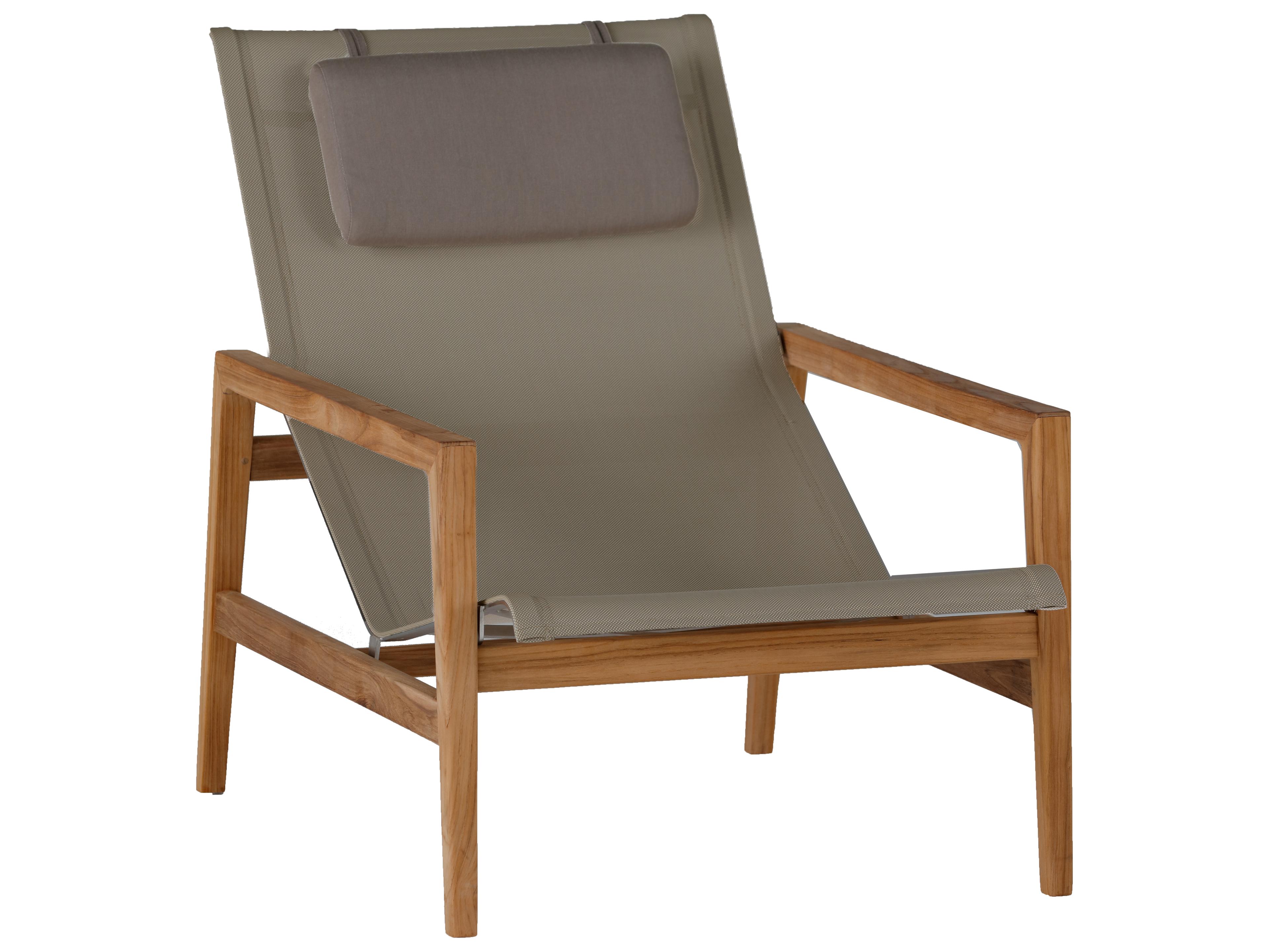Summer Classics Coast Teak Easy Patio Lounge Chair