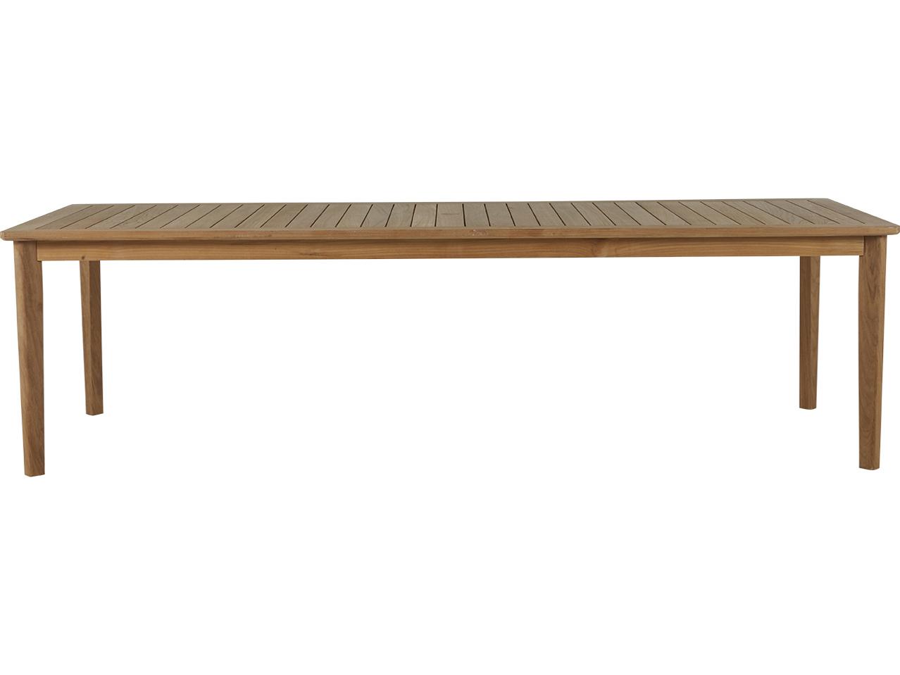 Summer Classics Woodlawn Teak Rectangular Outdoor Patio Dining Table