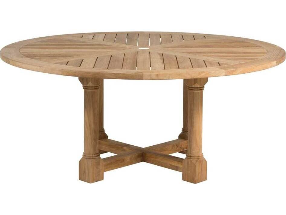 Summer Classics Lakeshore Teak Round Outdoor Dining Table