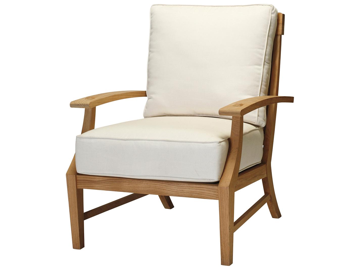 Summer Classics Croquet Teak Outdoor Lounge Chair