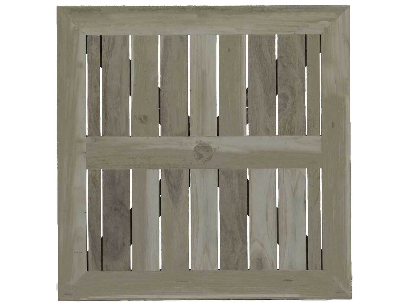 Summer Classics Club Teak Square Table Top with Umbrella Hole