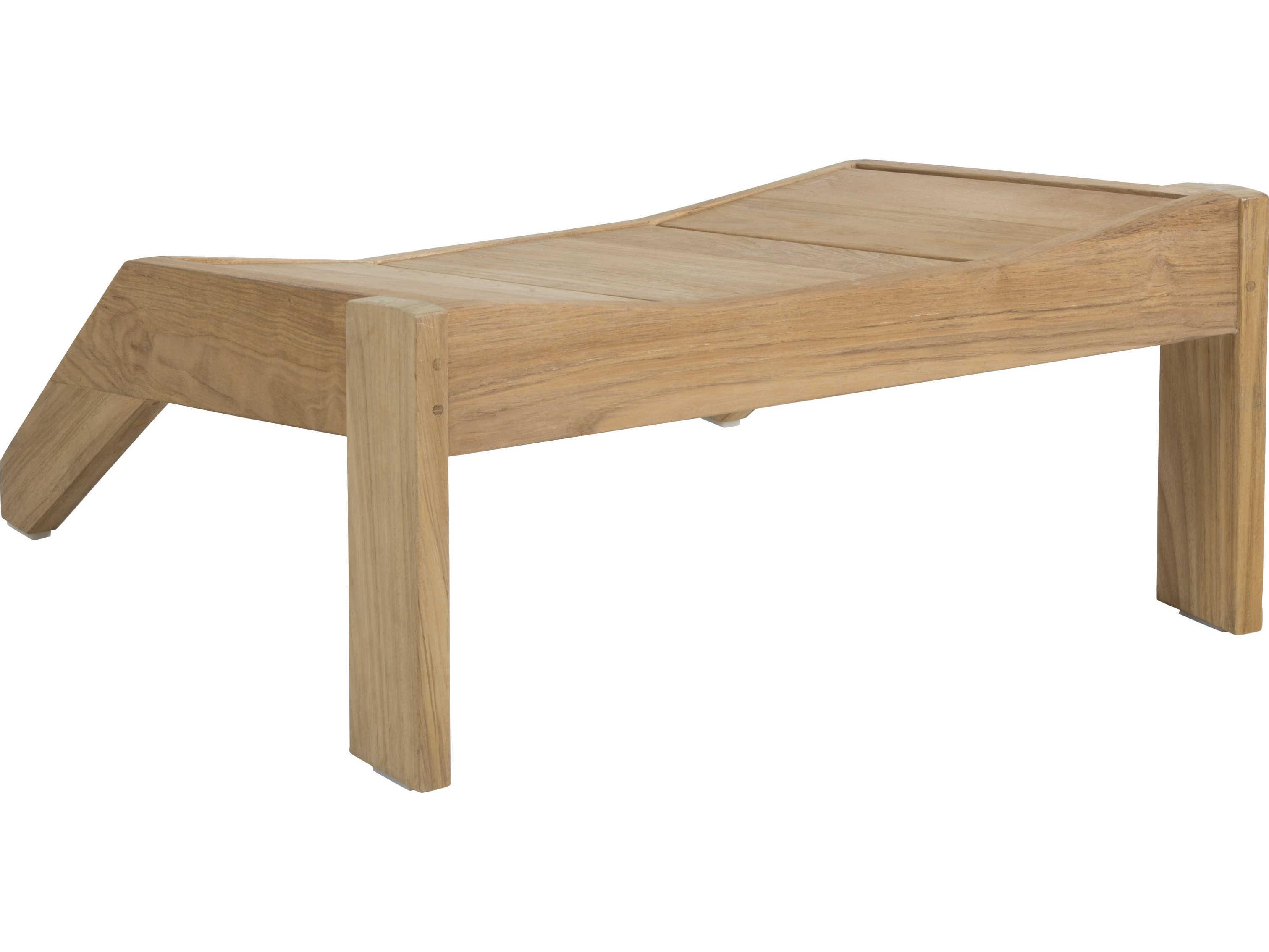 Summer Classics Ashland Teak Adirondack Outdoor Patio Ottoman