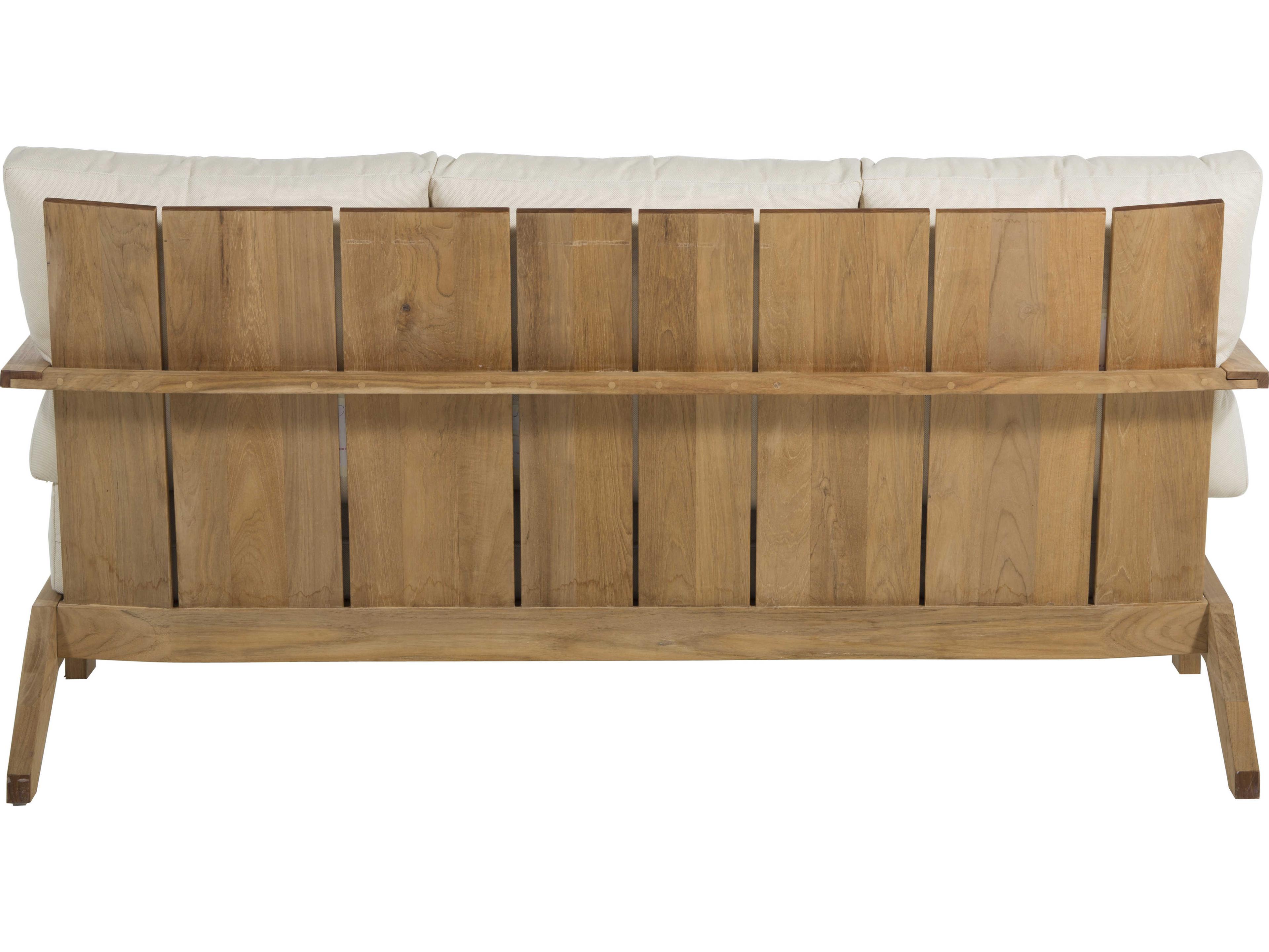 Summer Classics Ashland Teak Outdoor Patio Sofa