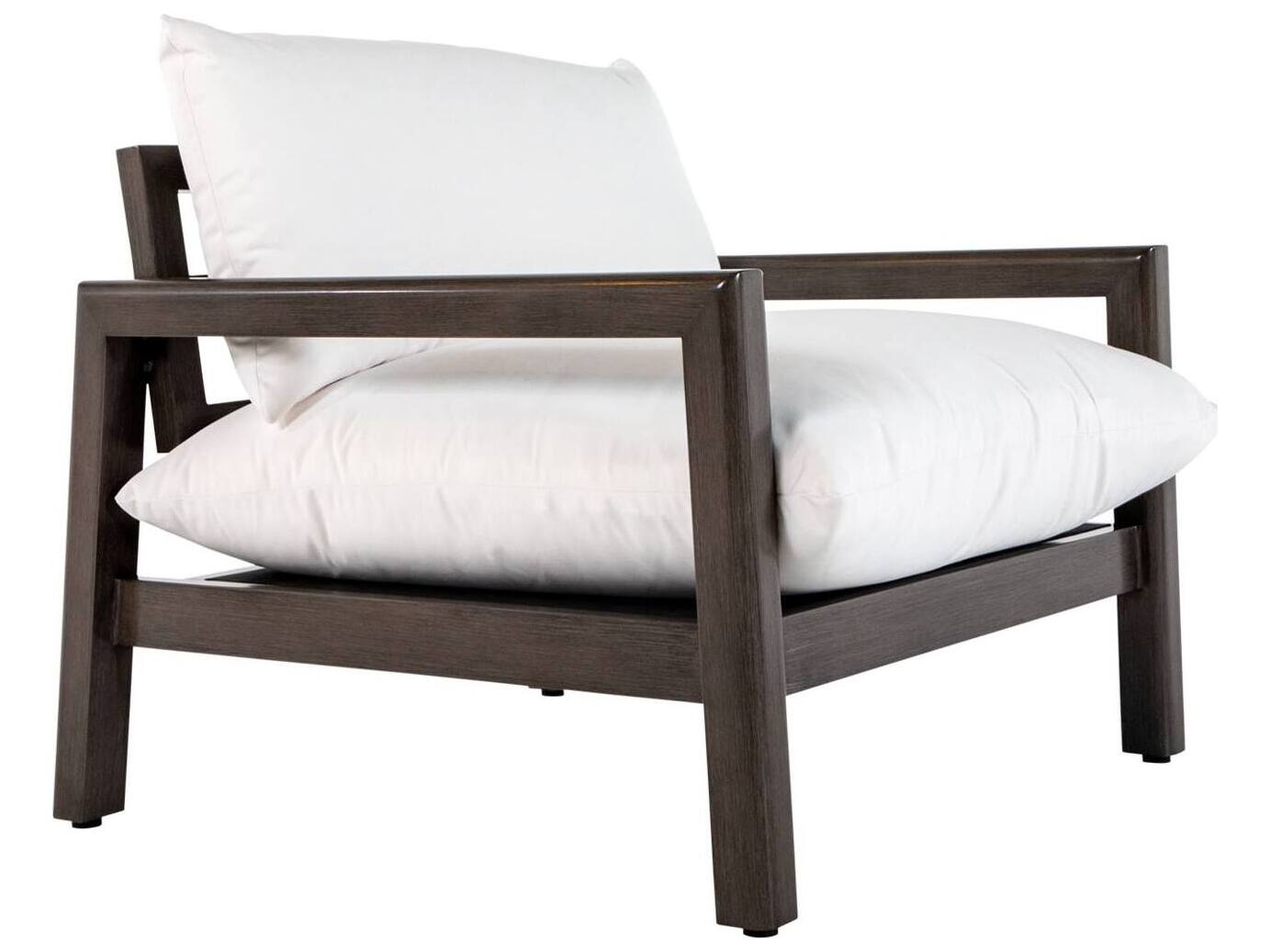 Summer Classics Monterey Aluminum Slate Grey Lounge Chair