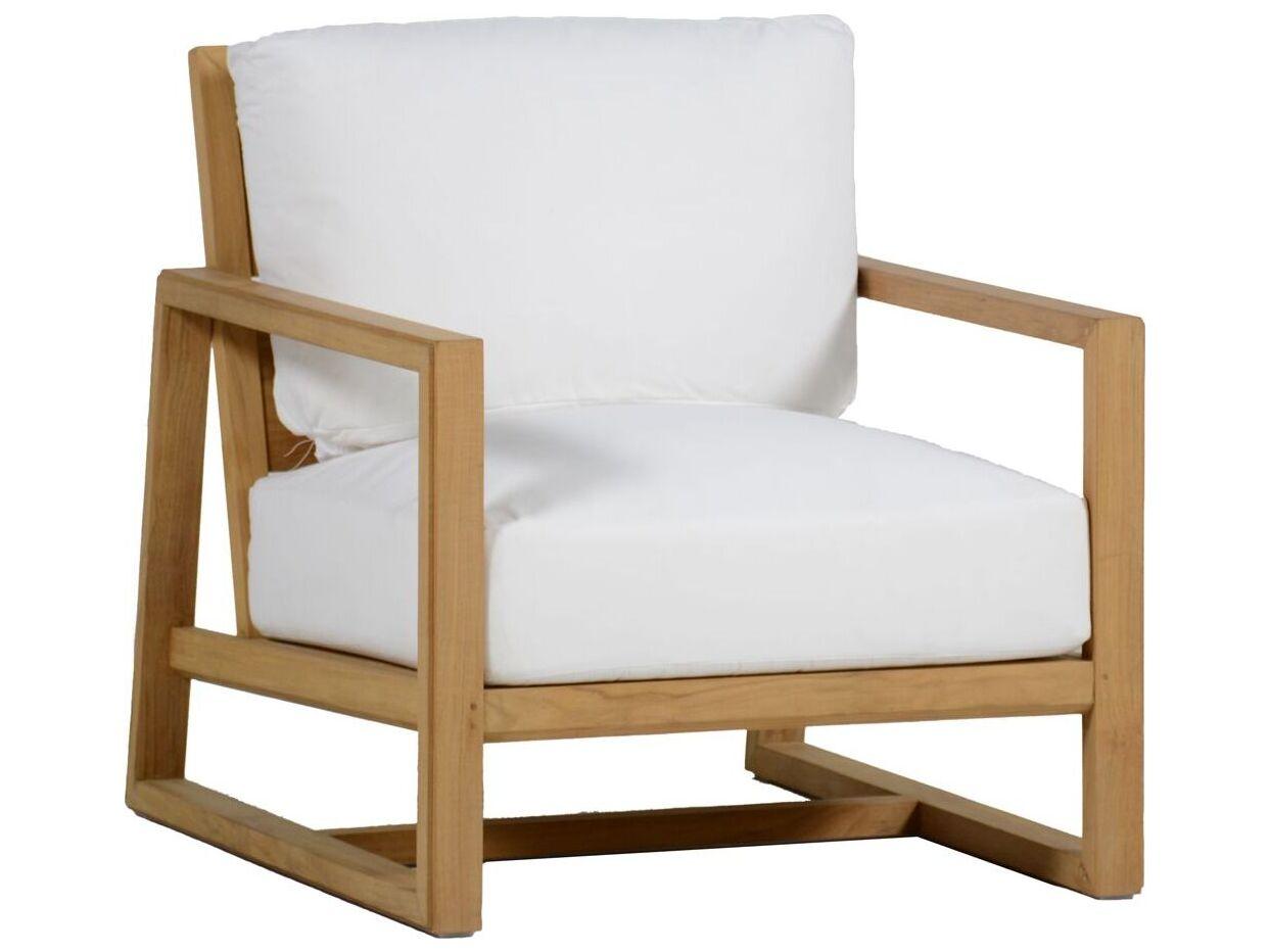 Summer Classics Avondale Teak Outdoor Patio Lounge Chair
