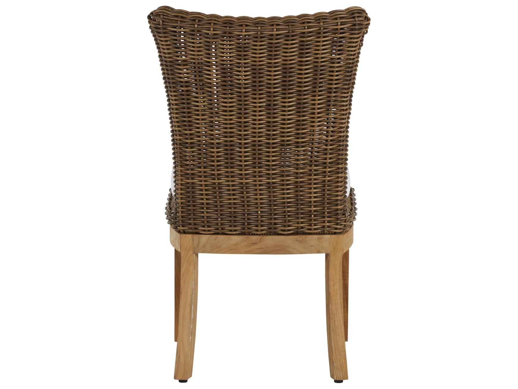 Summer Classics Montauk Wicker Patio Dining Side Chair