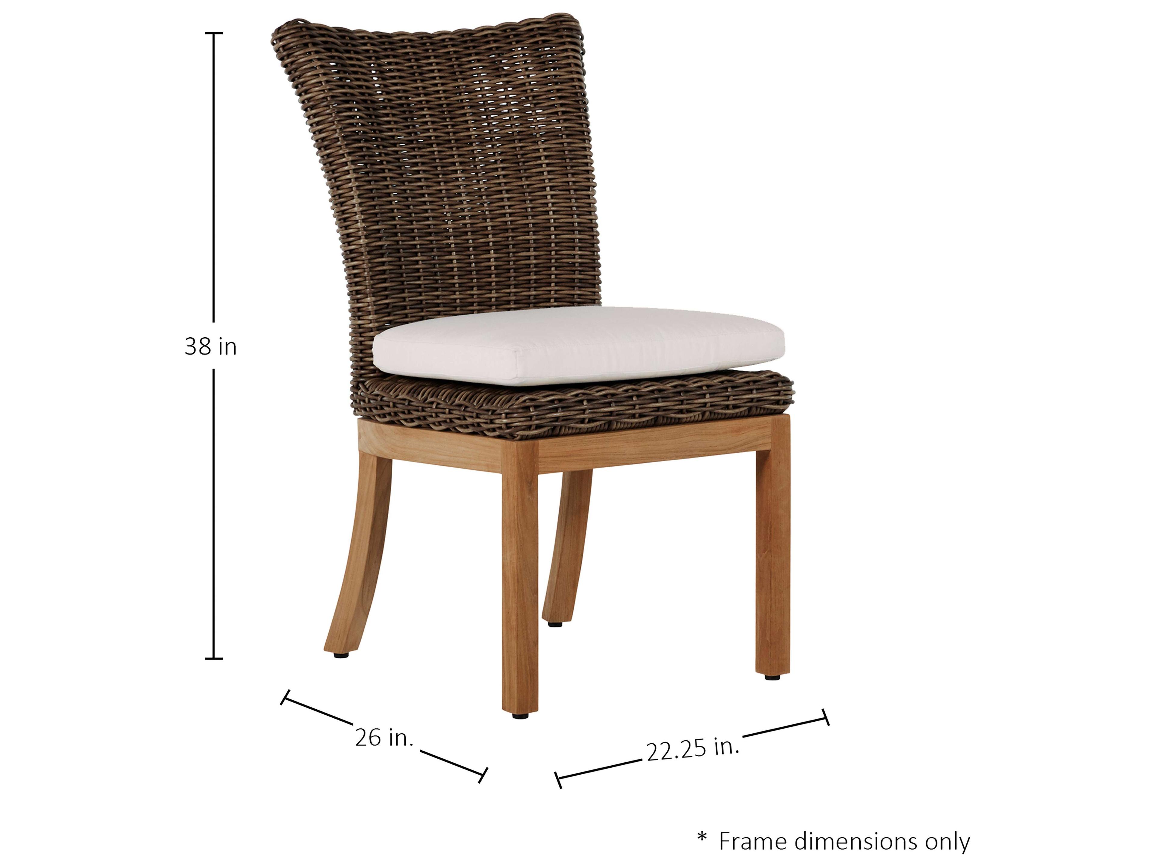 Summer Classics Montauk Quick Ship Resin Teak Dining Chair