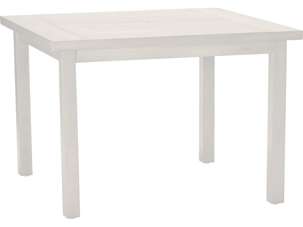 Summer Classics Club Aluminum Square Outdoor Patio Dining Table