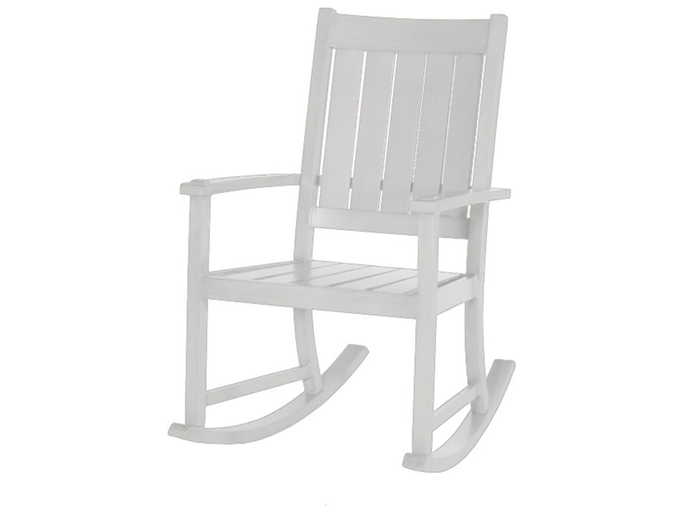Summer Classics Club Aluminum Slatted Rocker Patio Lounge Chair