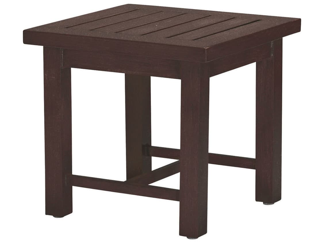 Summer Classics Club Aluminum Square Outdoor End Table