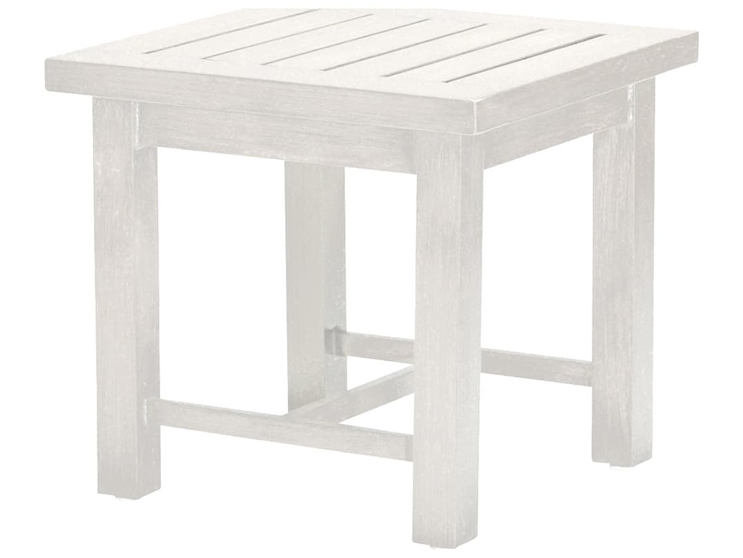 Summer Classics Club Aluminum Square Outdoor End Table