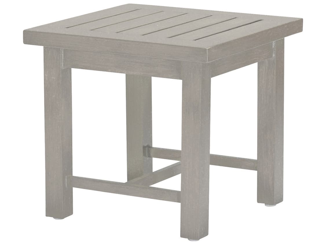Summer Classics Club Aluminum Square Outdoor End Table