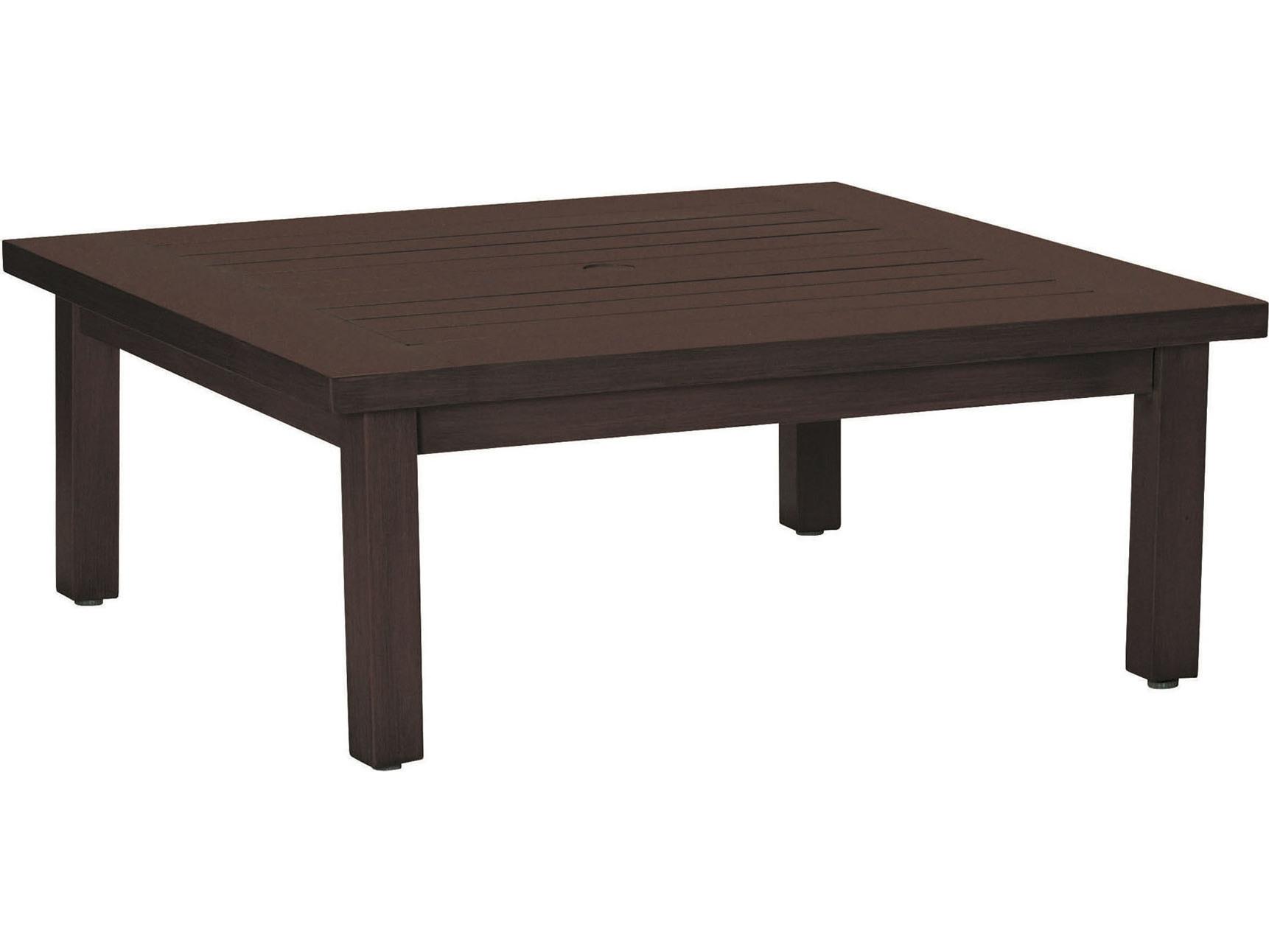 Summer Classics Club Aluminum Square Coffee Table