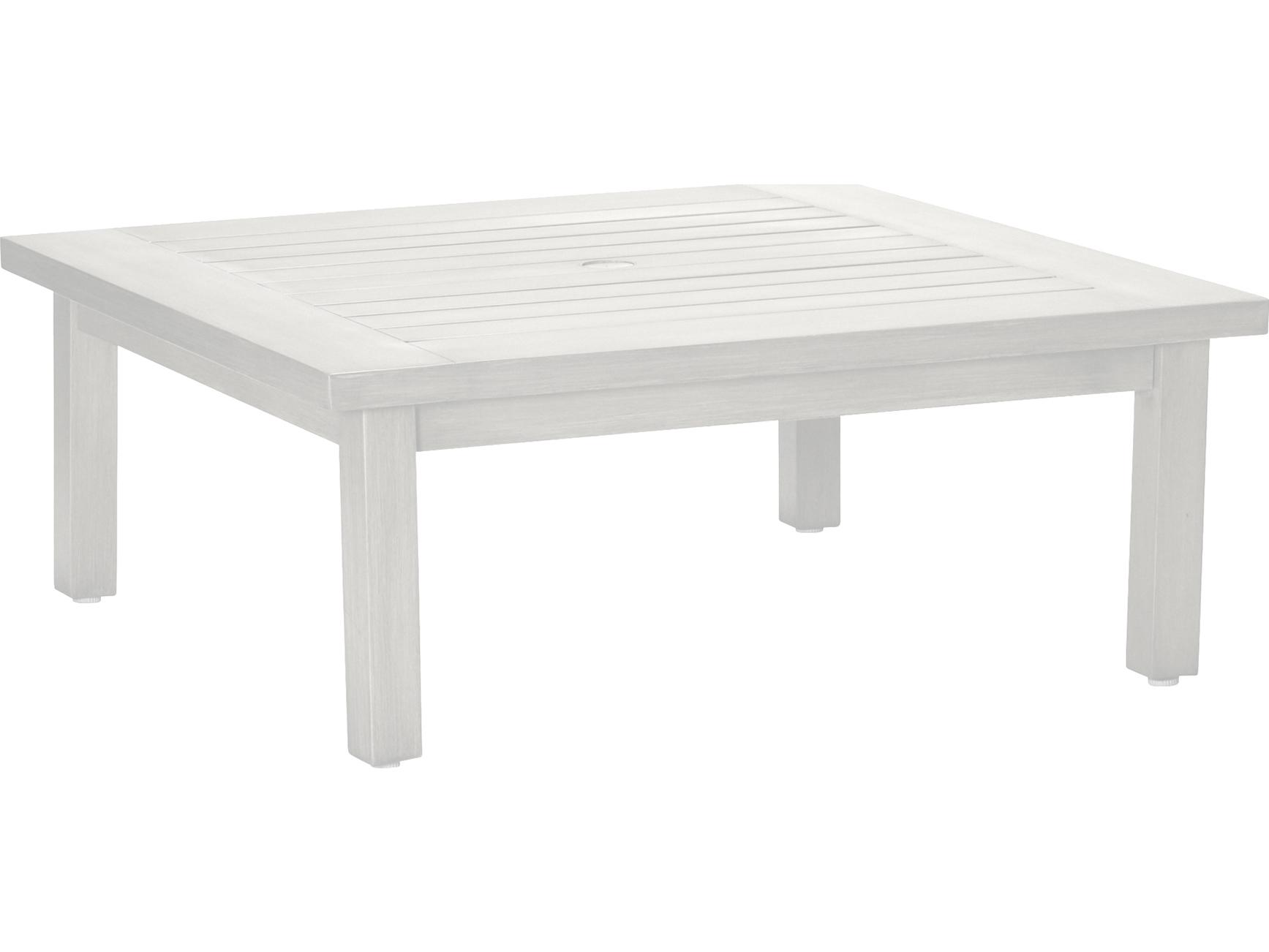 Summer Classics Club Aluminum Square Coffee Table