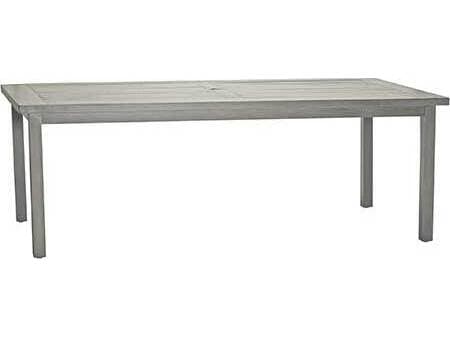 Summer Classics Club Aluminum Rectangular Dining Table